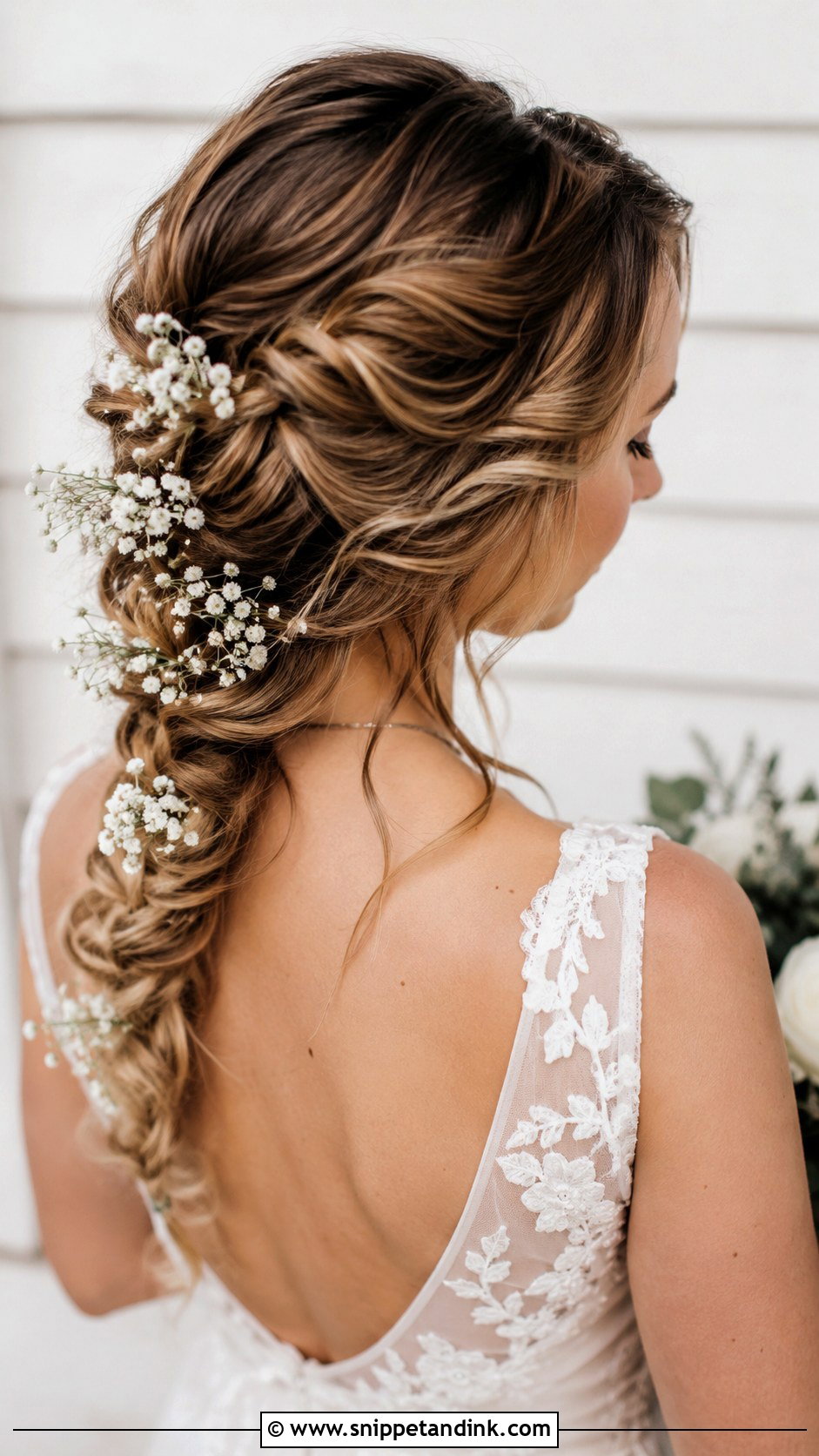 Braided Bridal Ponytail - Snippet and Ink - 25 Bride Ponytail Hairstyles