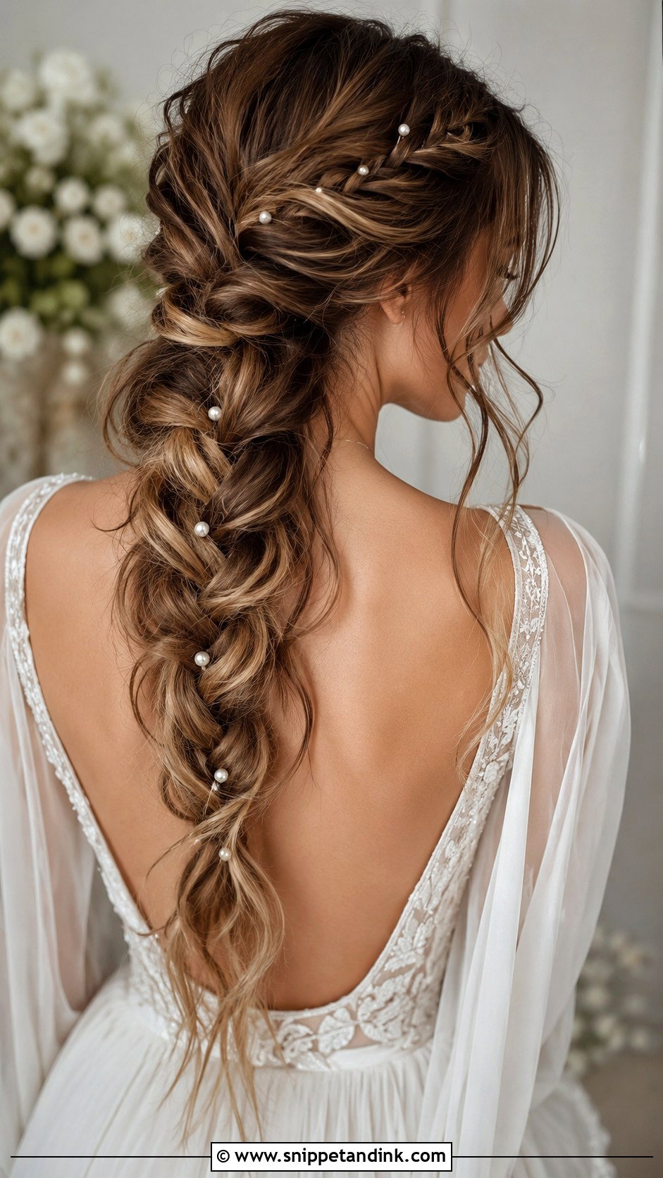 Braided Bridal Ponytail - Snippet and Ink - 30 Bridal Ponytail Hairstyles