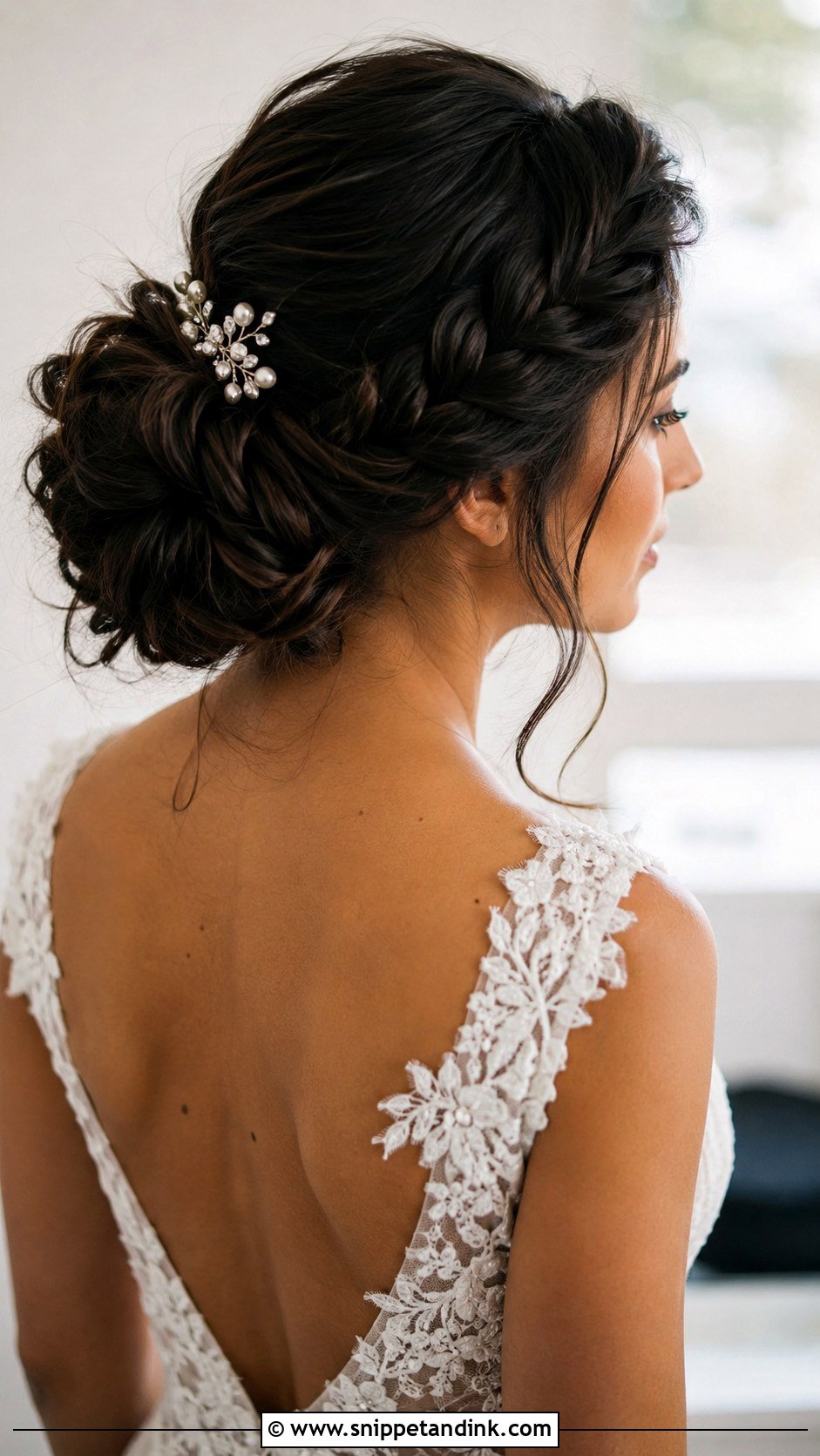 Braided Bridal Updo - Snippet and Ink - 15 Modern Bridal Updo Ideas