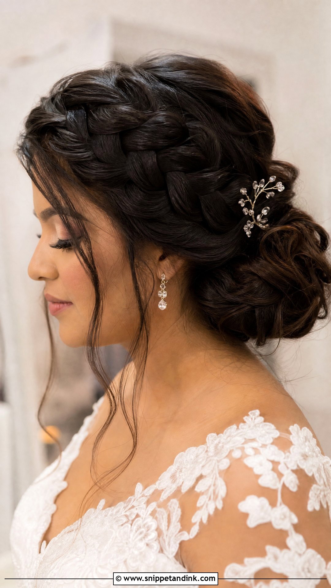 Braided Bridal Updo - Snippet and Ink - 15 2025 Bridal Hairstyles