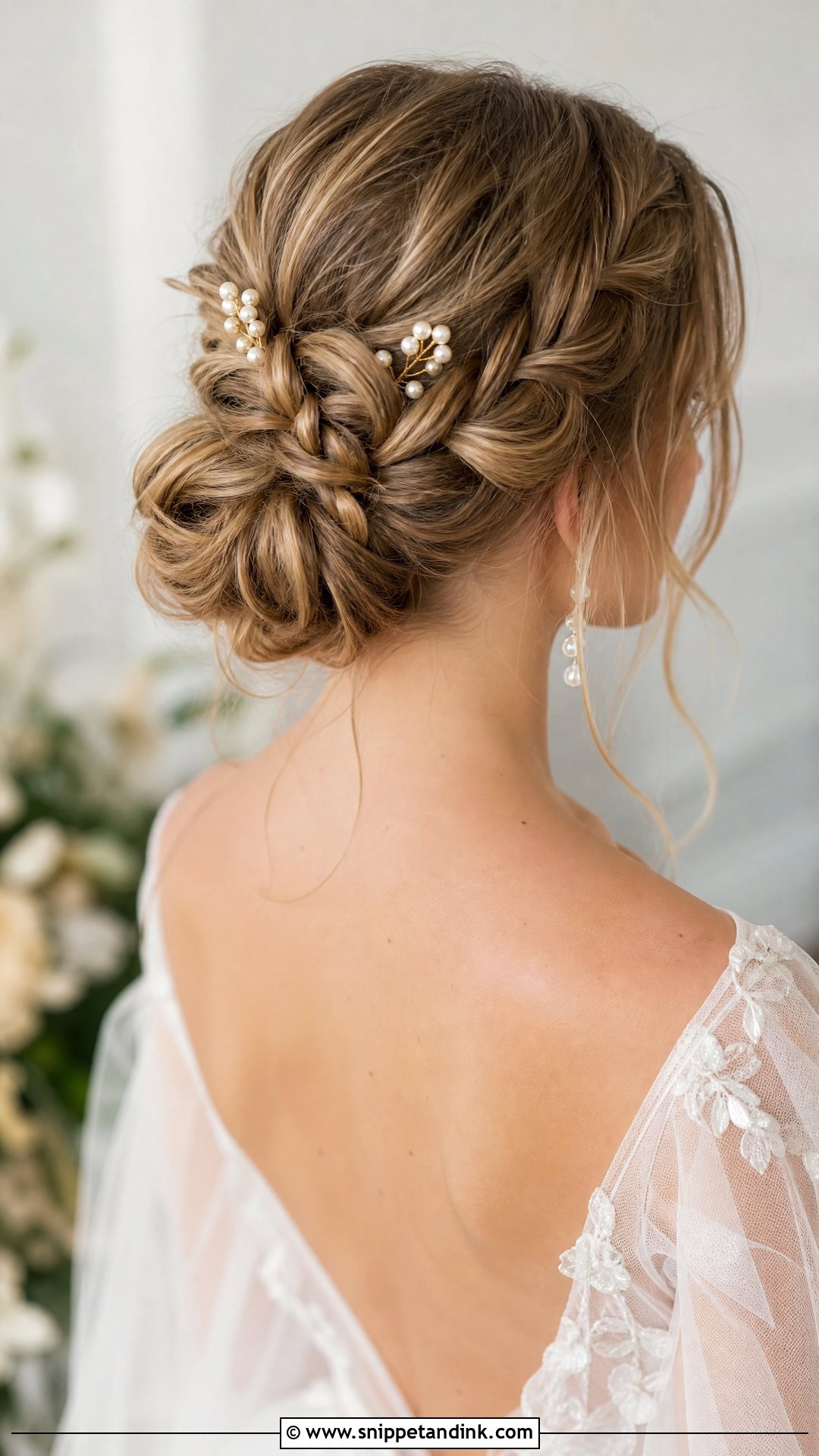 Braided Bride Bun - Snippet and Ink - 15 Bride Buns