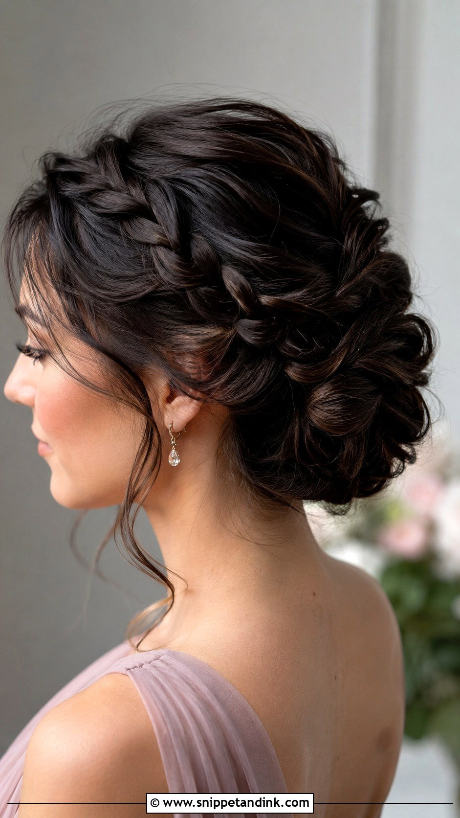 Braided Bridesmaid French Twist - Snippet and Ink - 20 Bridesmaid French Twist Ideas