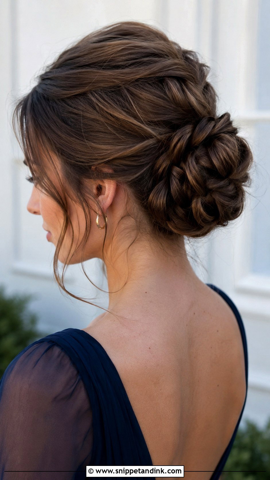 Braided Bun - Snippet and Ink - 25 Hair Ideas for Wedding Guest