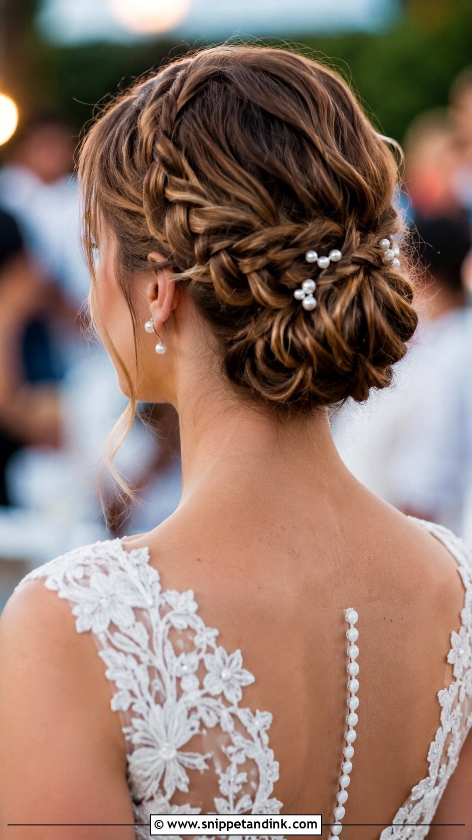 Braided Bun - Snippet and Ink - 25 Summer Wedding Hair Ideas