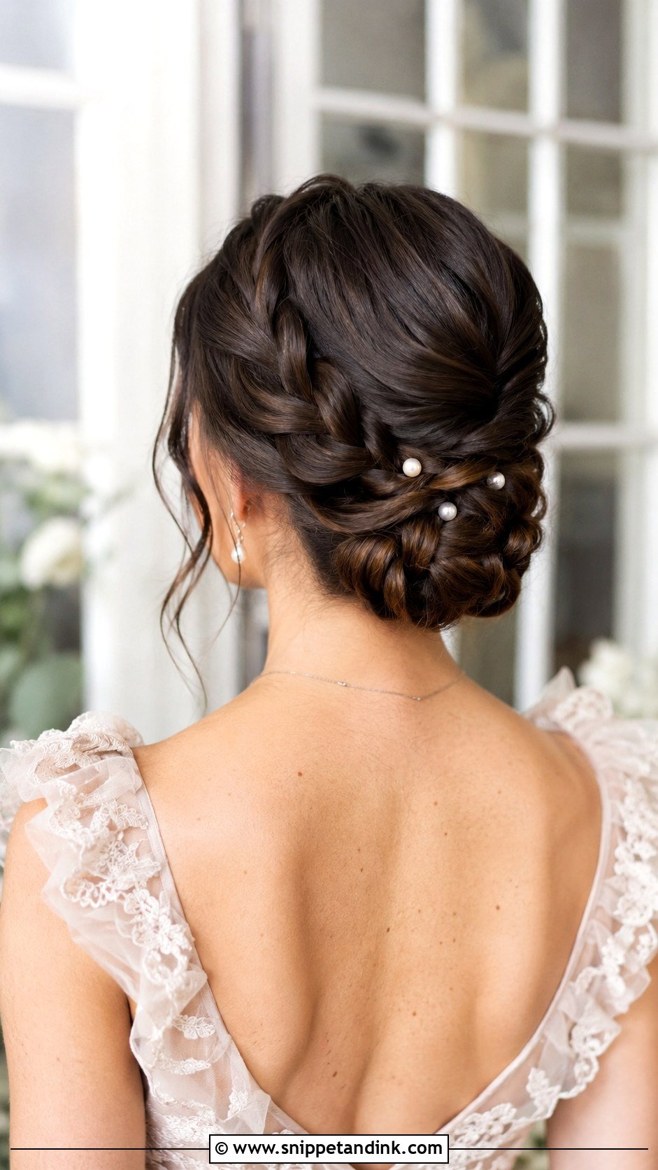 Braided Bun - Snippet and Ink - 20 Easy Wedding Guest Updo Hairstyles