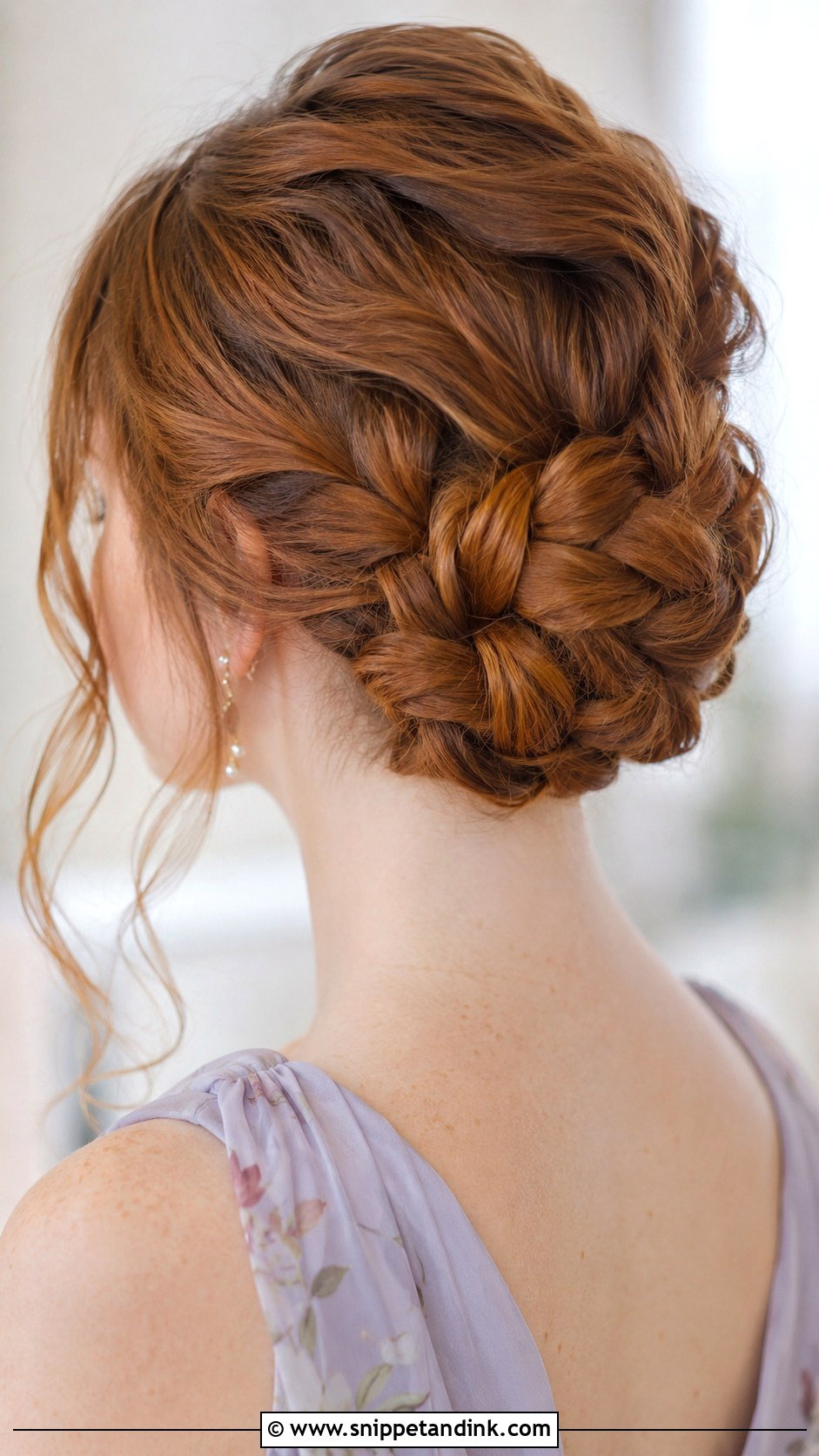 Braided Bun - Snippet and Ink - 20 Wedding Guest Hair Up Do Ideas