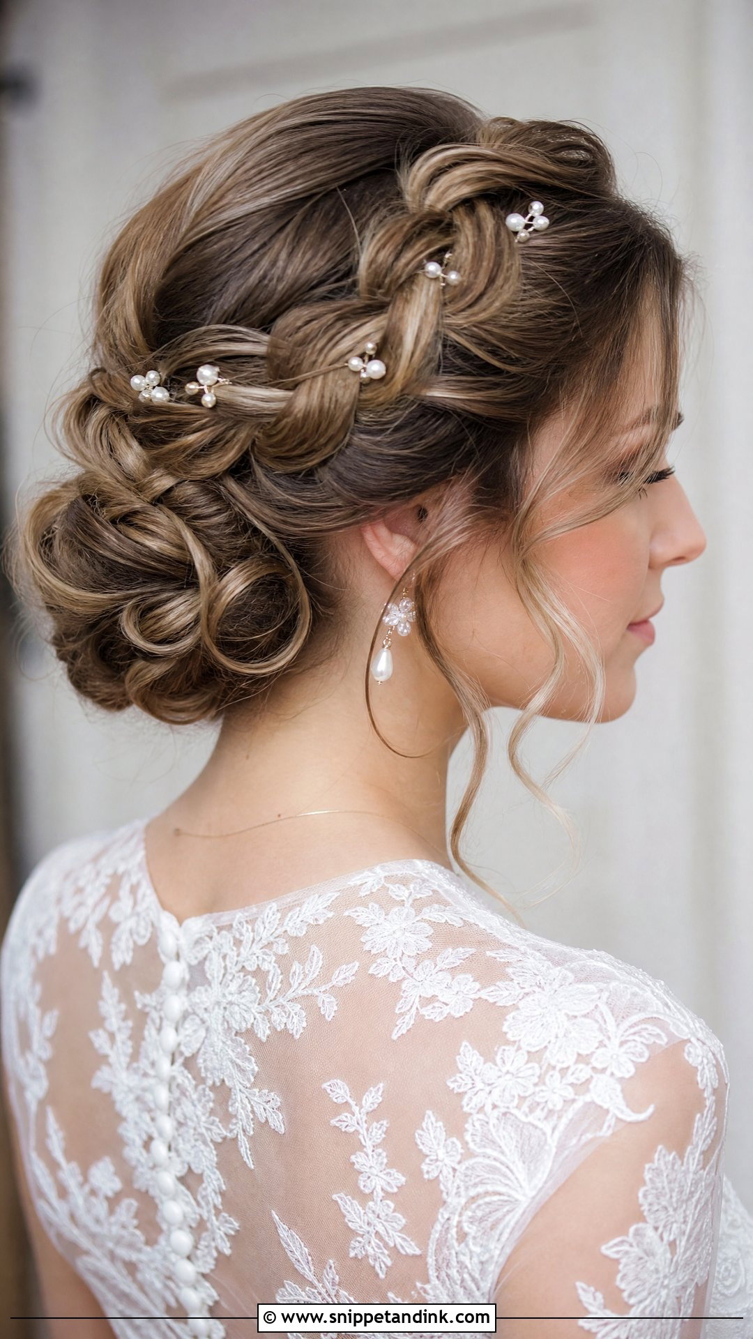 Braided Bun Bridal Hair - Snippet and Ink - 15 Bridal Hairdos for Long Hair
