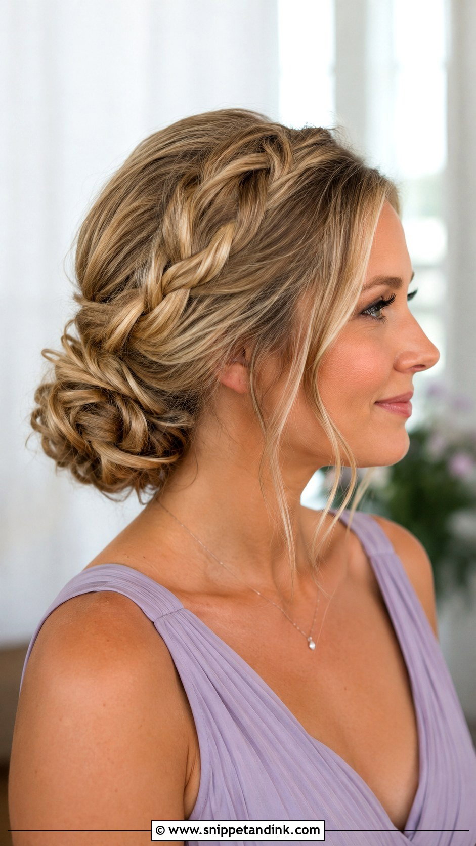 Braided Bun Bridesmaid Updo - Snippet and Ink - 20 Simple Bridesmaid Hairstyles Updo