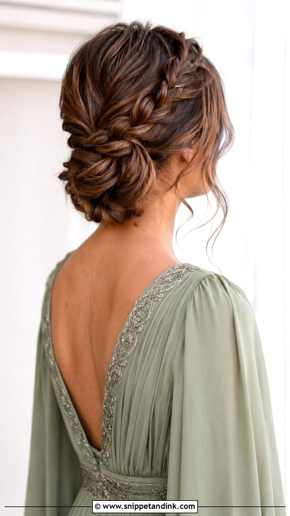 Braided Bun Combination - Snippet and Ink - 20 Mother of the Bride Wedding Hairstyles