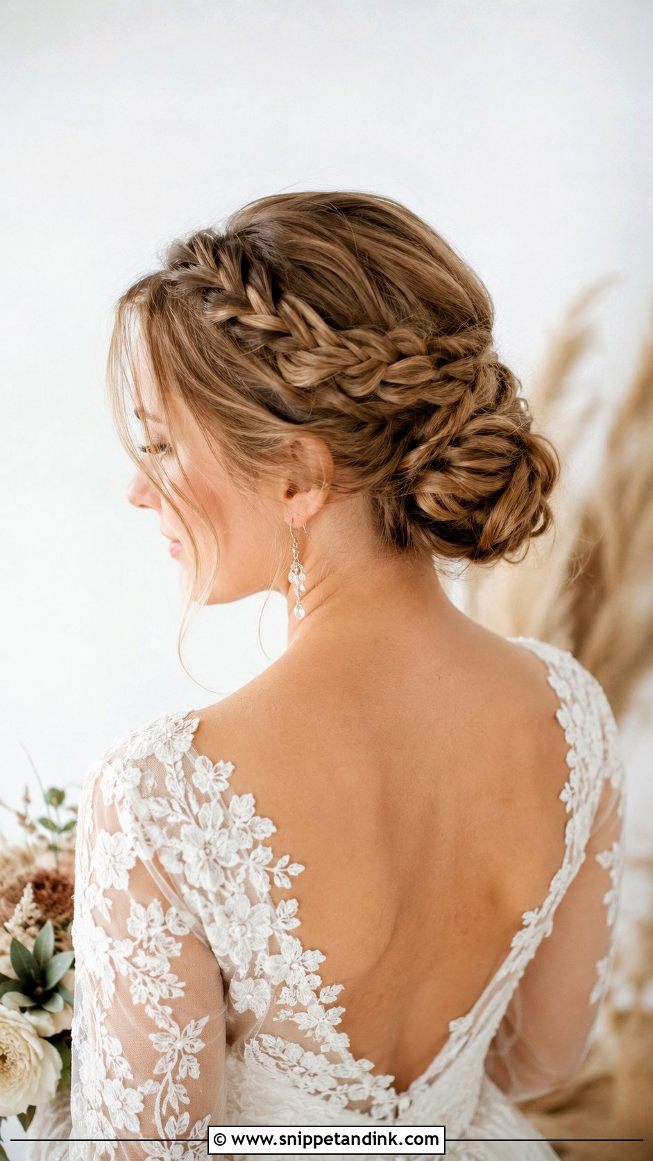 Braided Bun Combo - Snippet and Ink - 25 Bridal Up Do Ideas