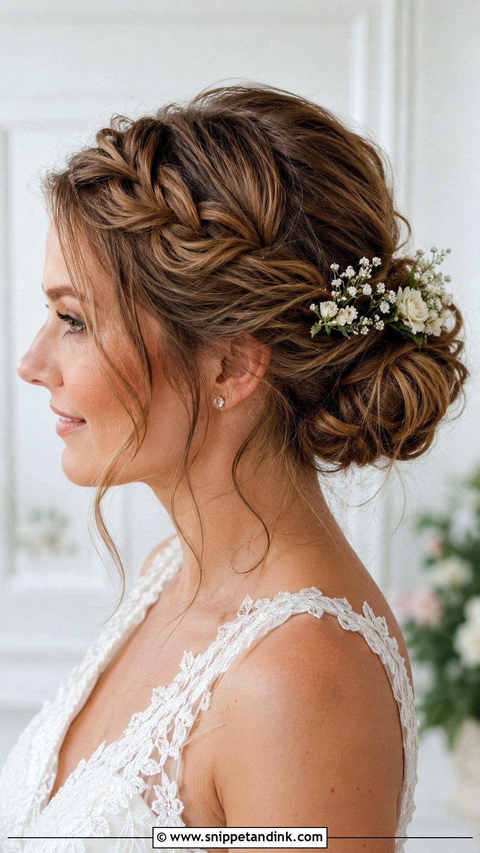 Braided Bun Combo - Snippet and Ink - 25 Fine Hair Wedding Updo Ideas