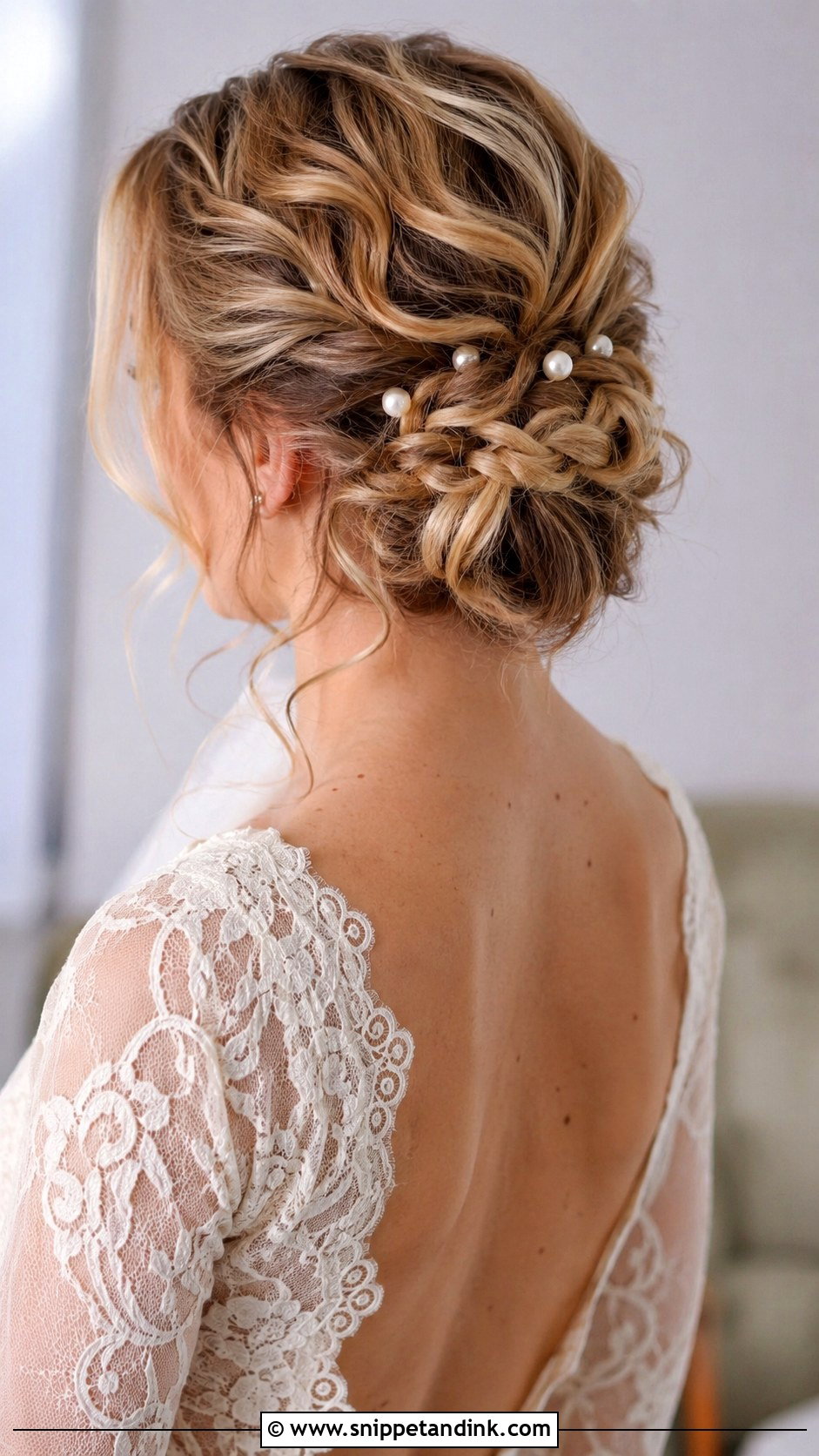 Braided Bun Combo - Snippet and Ink - 20 Upstyles for Medium Hair Wedding Guest Ideas