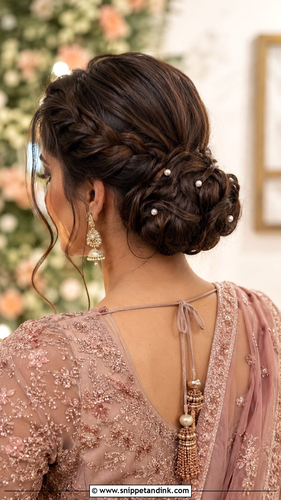 Braided Bun For Brothers Wedding - Snippet and Ink - 20 Hairstyles for Brothers Wedding