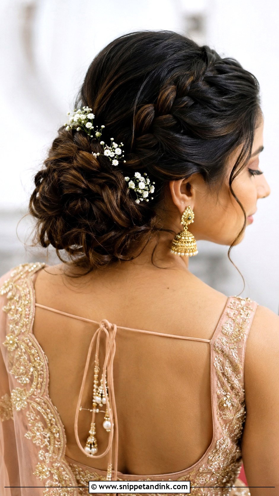 Braided Bun For Indian Wedding - Snippet and Ink - 15 Indian Wedding Hairstyles for Mom