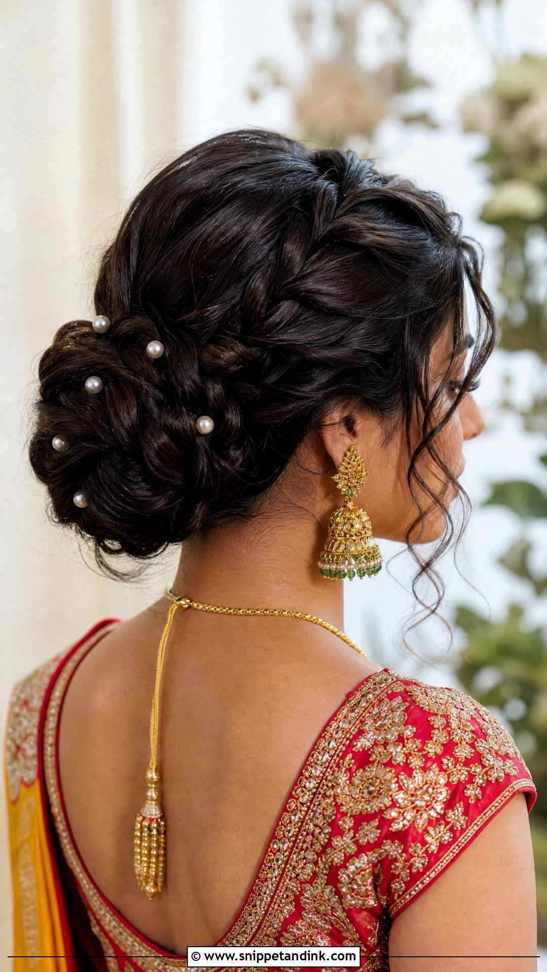 Braided Bun For Indian Wedding - Snippet and Ink - 15 Bun for Indian Wedding Ideas