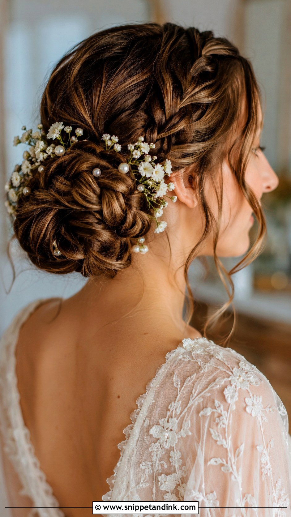Braided Bun Updo - Snippet and Ink - 30 Hair Styles for Long Hair for Weddings