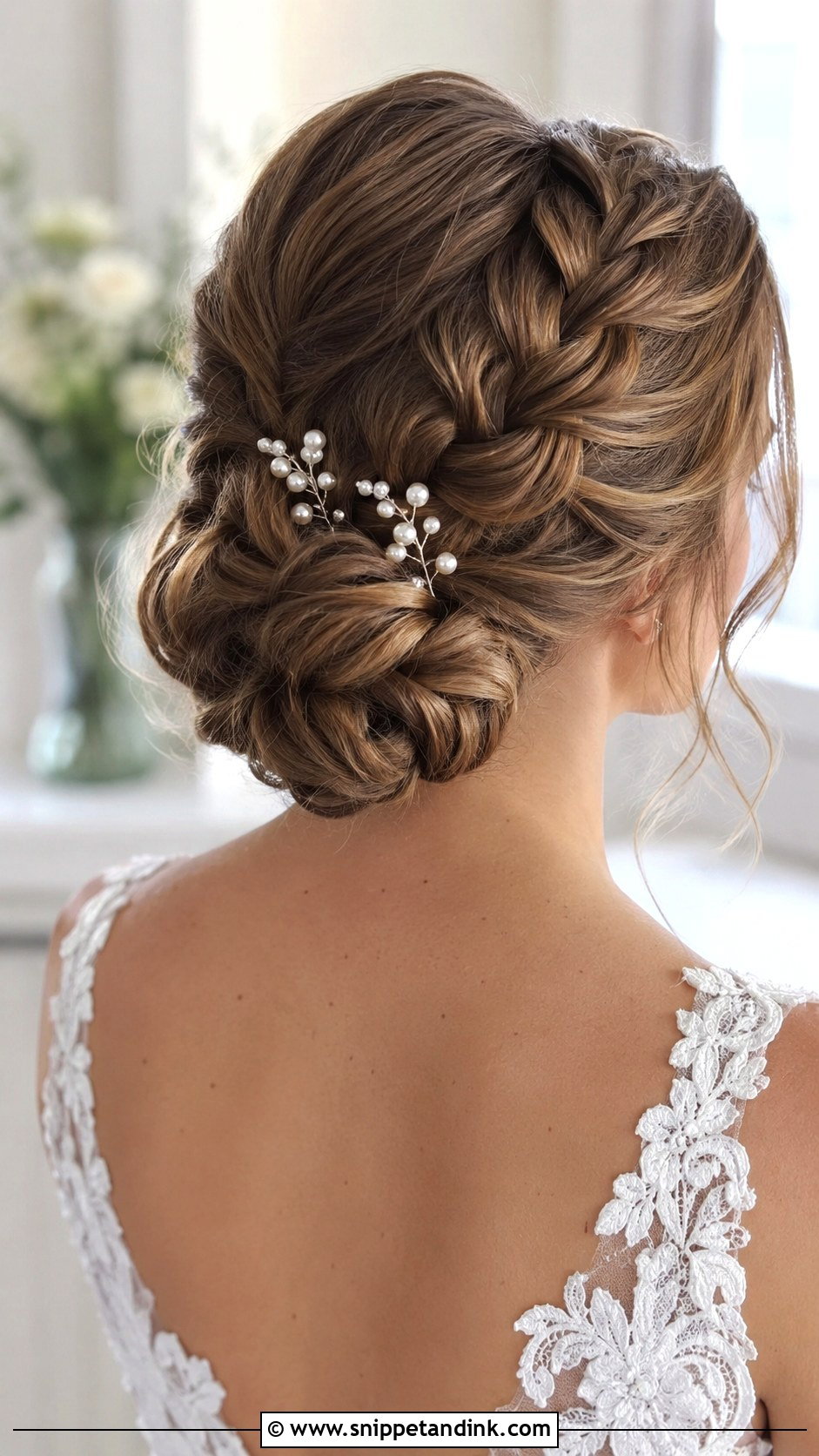 Braided Bun Updo - Snippet and Ink - 20 Easy Wedding Updos for Long Hair