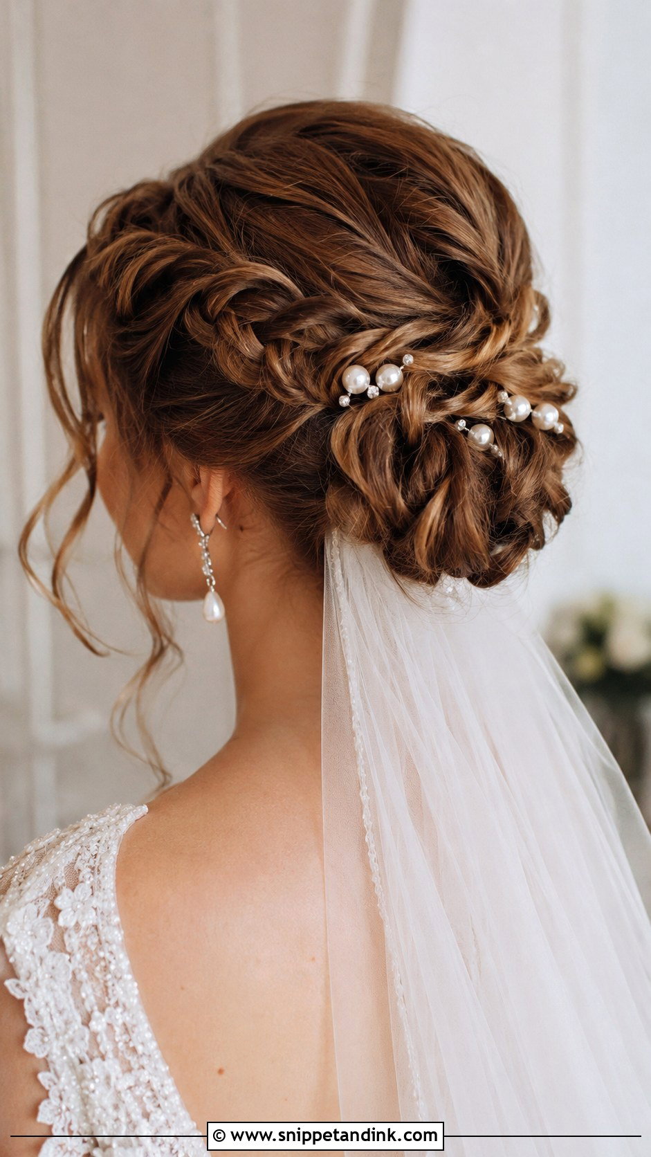 Braided Bun Updo - Snippet and Ink - 30 Wedding Updo Hairstyles