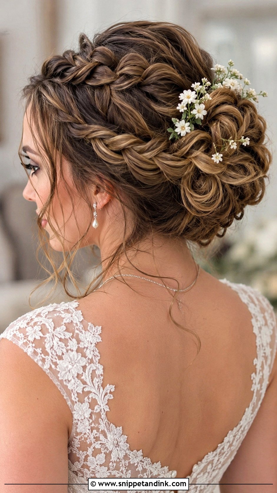 Braided Bun Updo for Long Hair - Snippet and Ink - 30 Wedding Updos for Long Hair