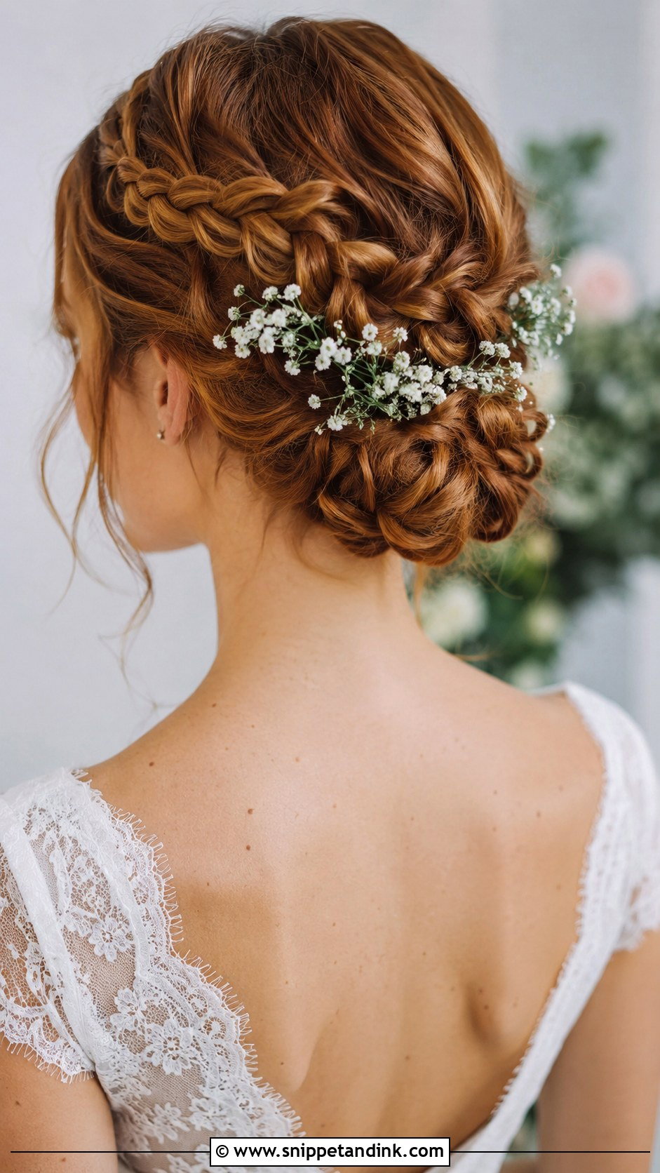 Braided Bun Updo for Medium Hair - Snippet and Ink - 30 Wedding Updos for Medium Hair
