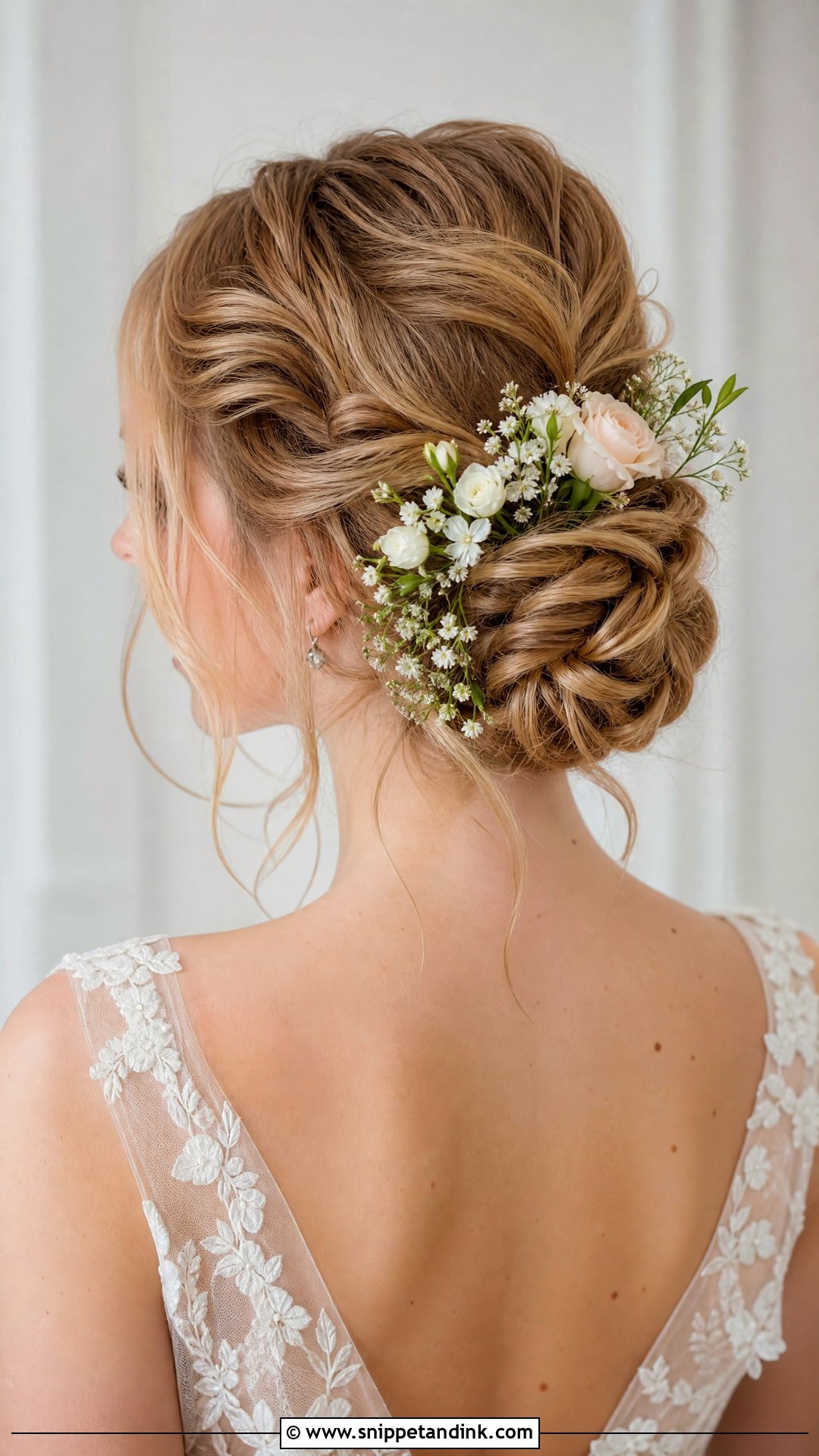 Braided Bun Updo for Wedding - Snippet and Ink - 20 Updo Wedding Hairstyles for Bride