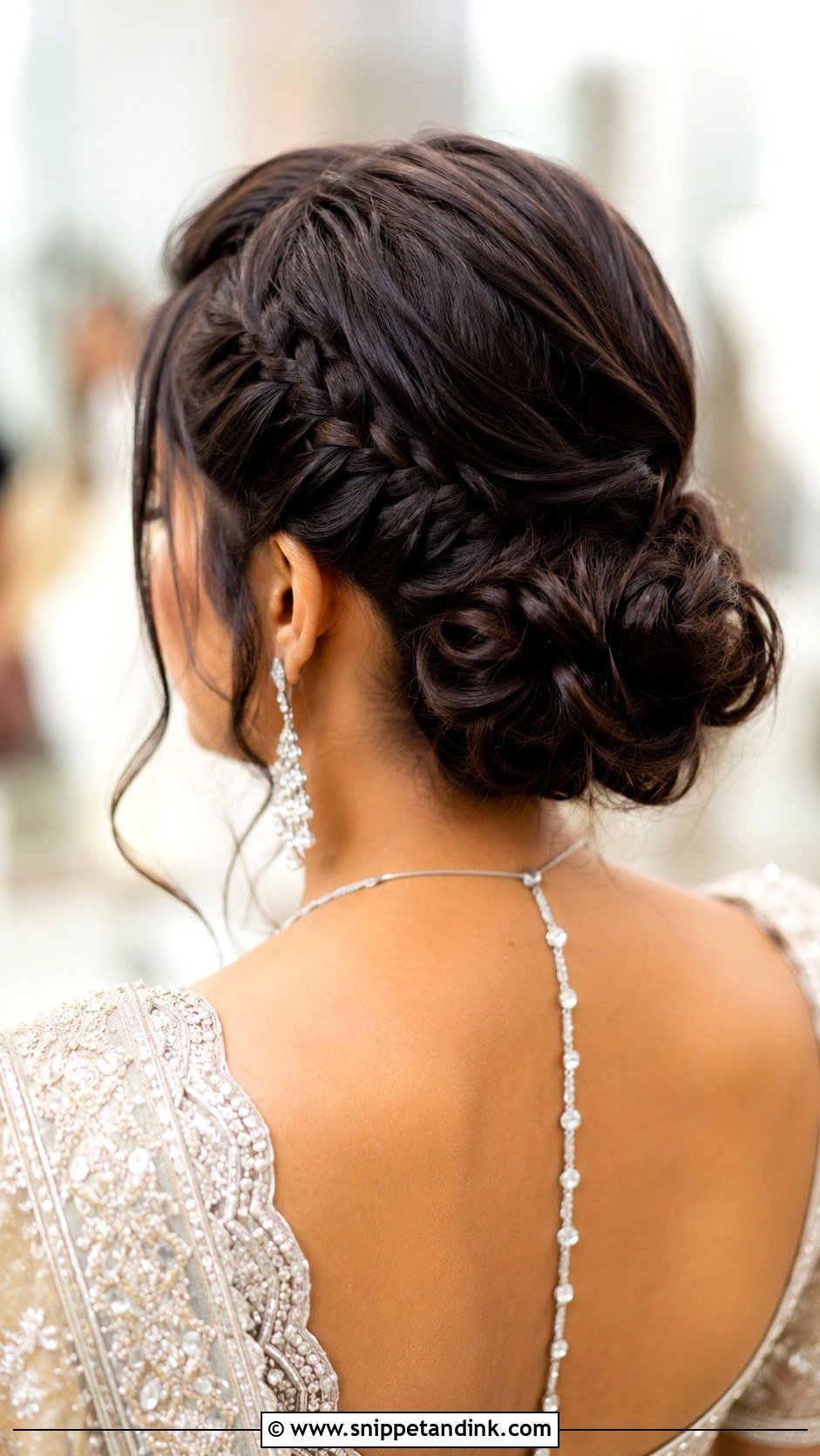 Braided Bun Wedding Hairstyle - Snippet and Ink - 30 Easy Wedding Hairstyles