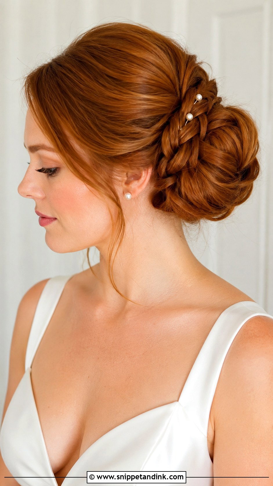 Braided Bun Wedding Hairstyle - Snippet and Ink - 15 Wedding Hairstyles with Braid