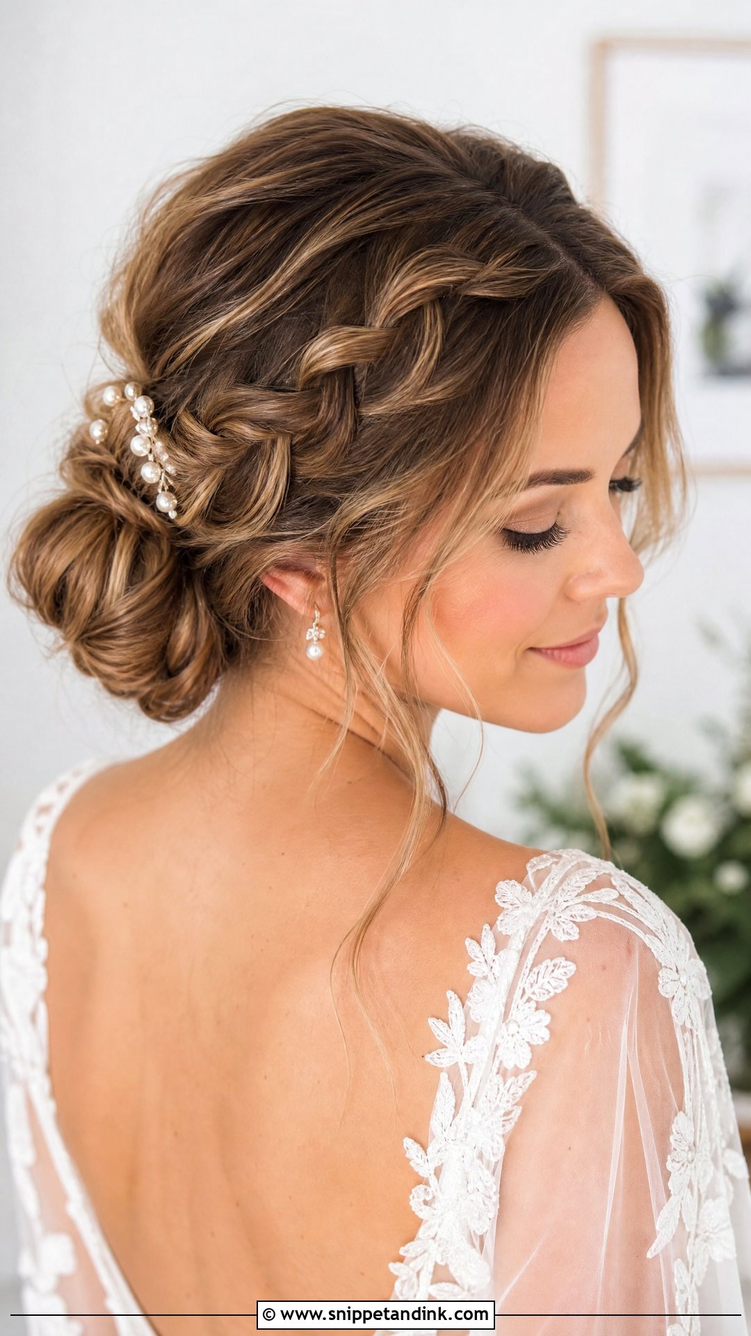 Braided Bun Wedding Hairstyle - Snippet and Ink - 15 Basic Wedding Hairstyles