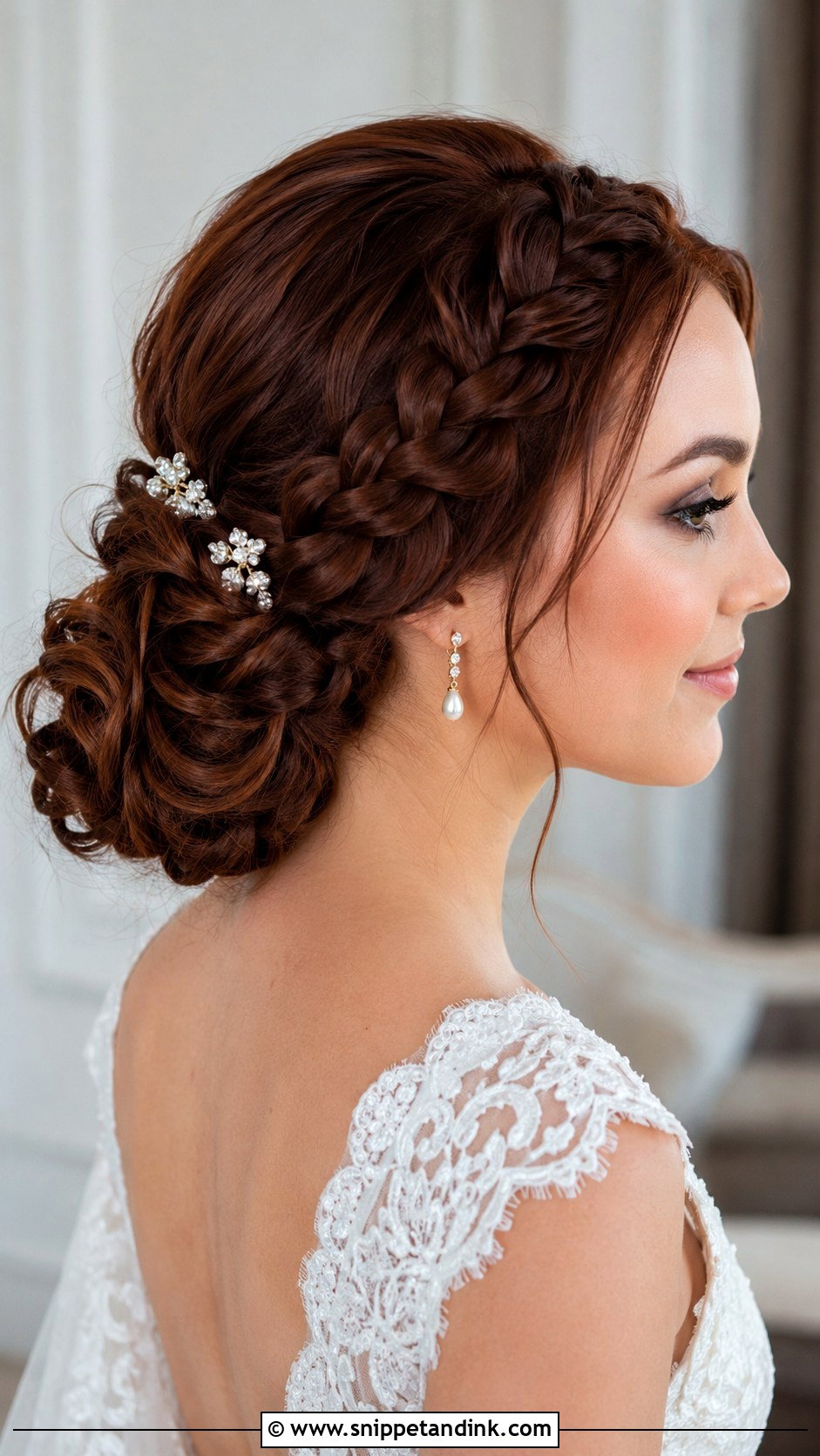 Braided Bun Wedding Updo - Snippet and Ink - 25 Marriage Hairstyles