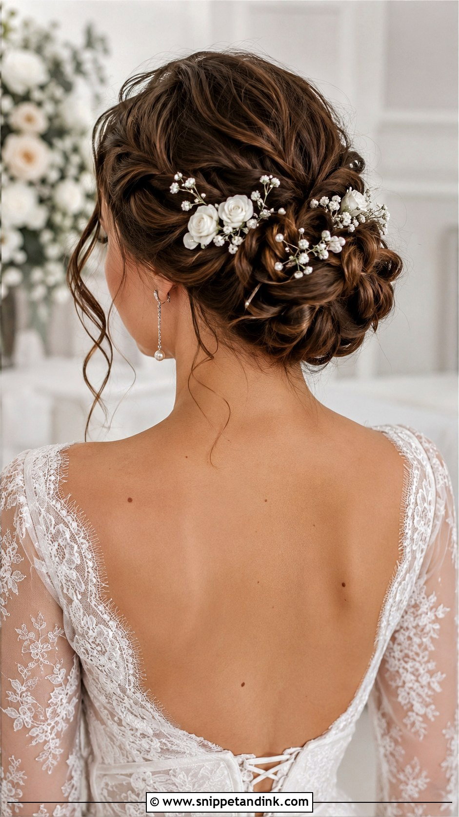 Braided Bun Wedding Updo - Snippet and Ink - 30 Hairstyles for Long Hair Wedding
