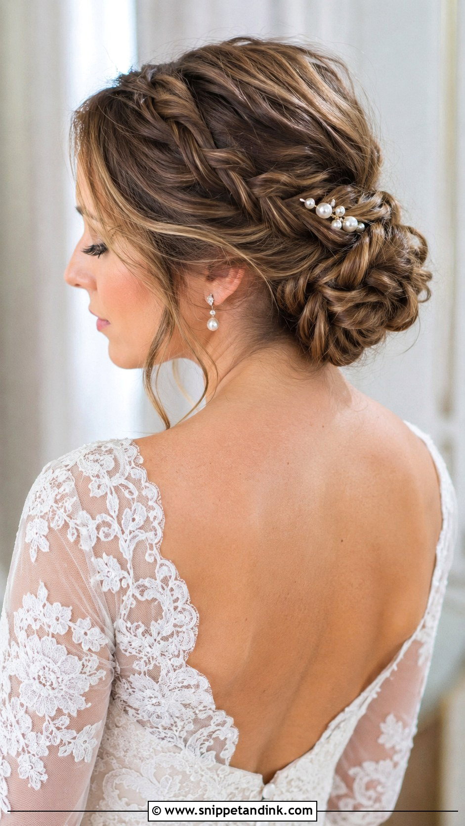 Braided Bun Wedding Updo - Snippet and Ink - 35 Hairstyles for Wedding