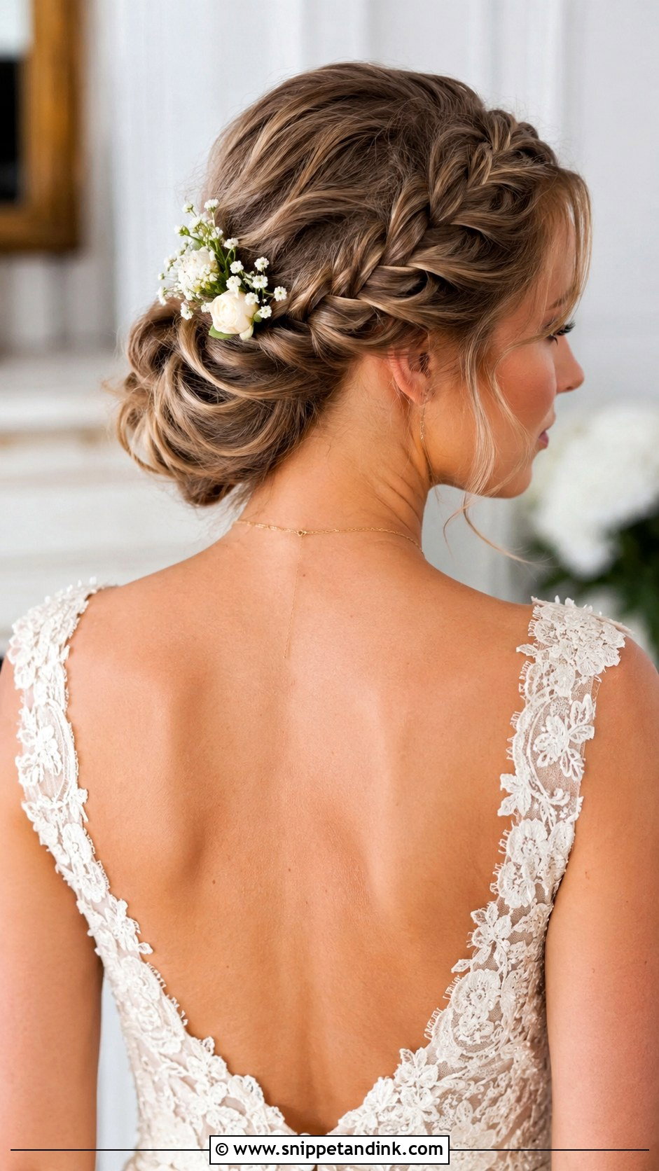Braided Bun Wedding Updo - Snippet and Ink - 20 Elegant Wedding Updo Ideas