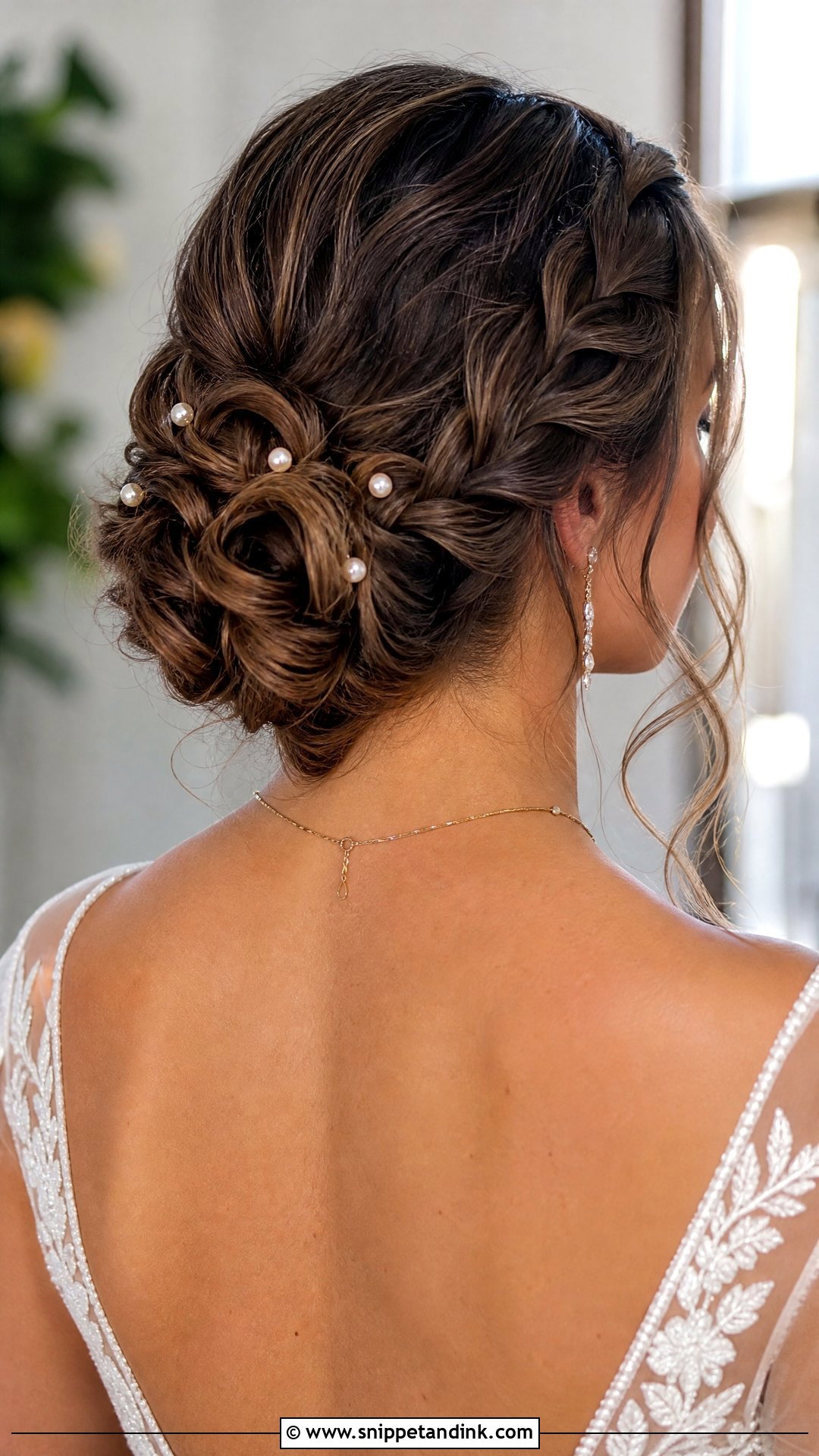 Braided Bun Wedding Updo - Snippet and Ink - 20 Up Hairstyles for Wedding