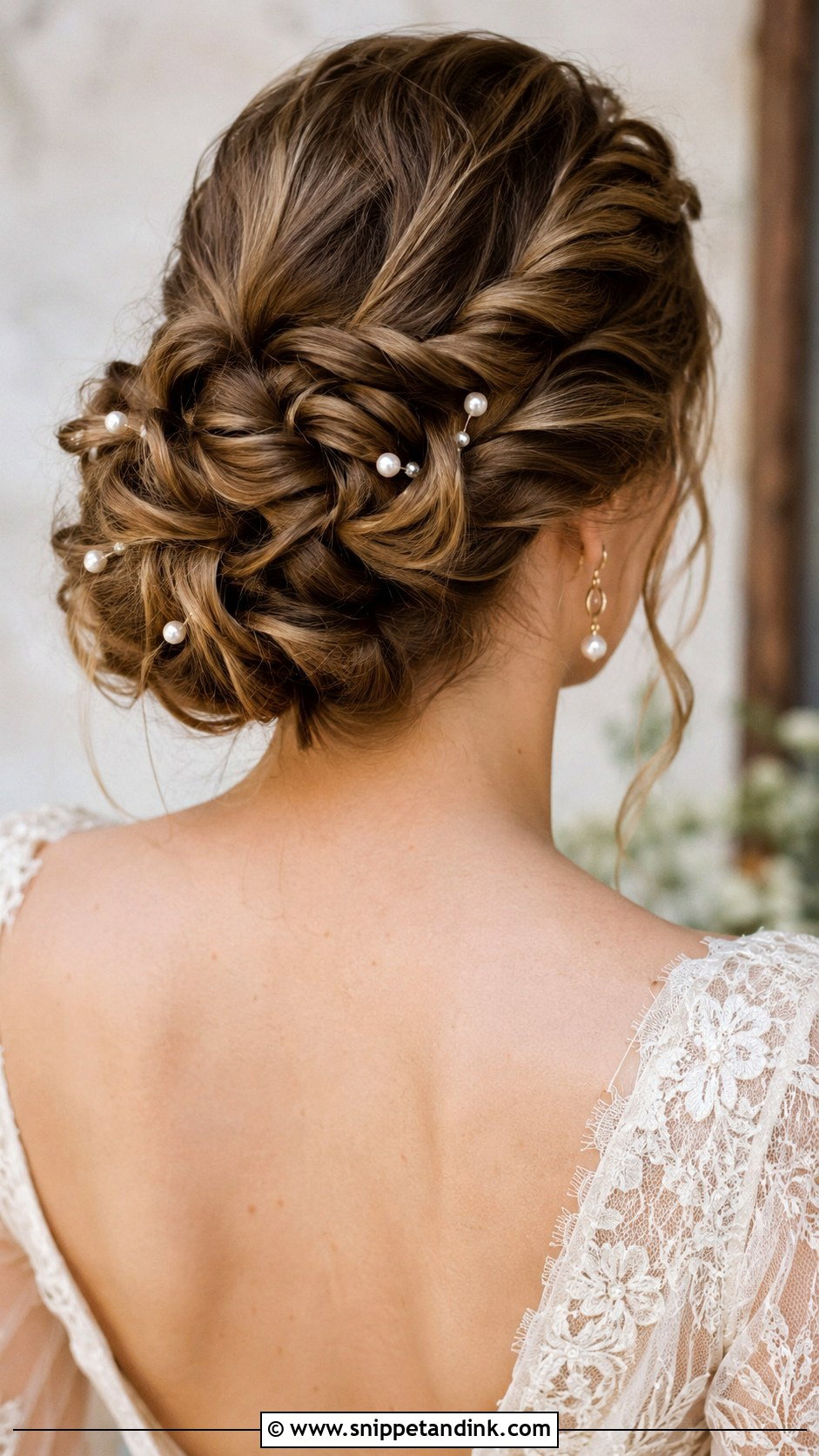 Braided Bun for Brides - Snippet and Ink - 35 Bride Hair Ideas