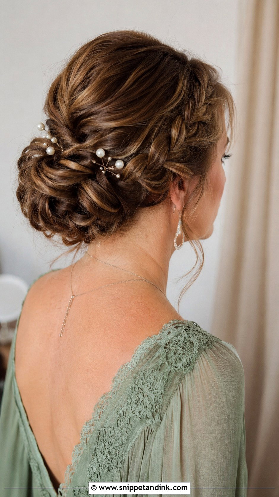 Braided Bun for Mother of the Bride - Snippet and Ink - 20 Hair Styles for Mother of the Bride