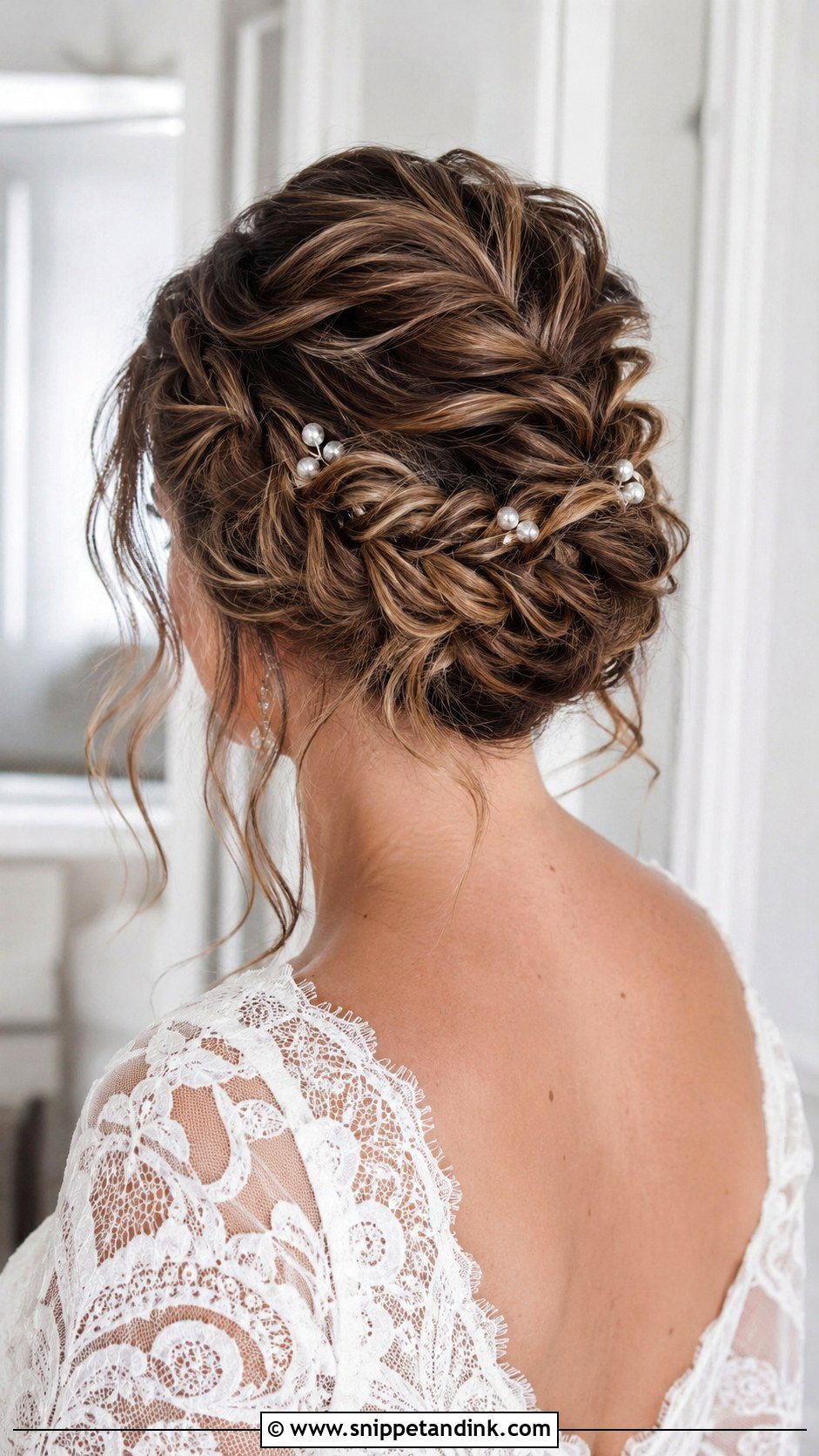 Braided Bun for Wedding - Snippet and Ink - 20 Bridal Bun Hairstyle Ideas