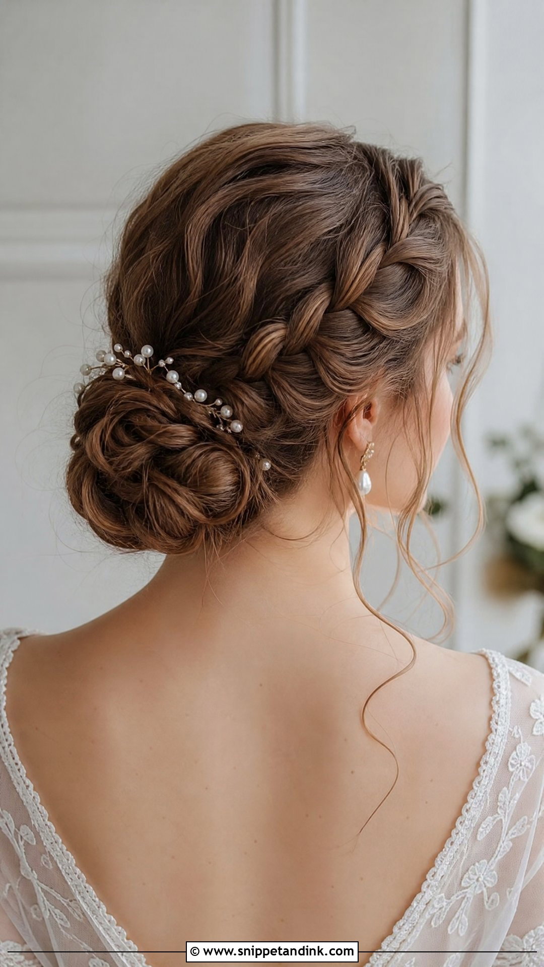 Braided Bun for Wedding - Snippet and Ink - 20 Hair Bun for Wedding Ideas