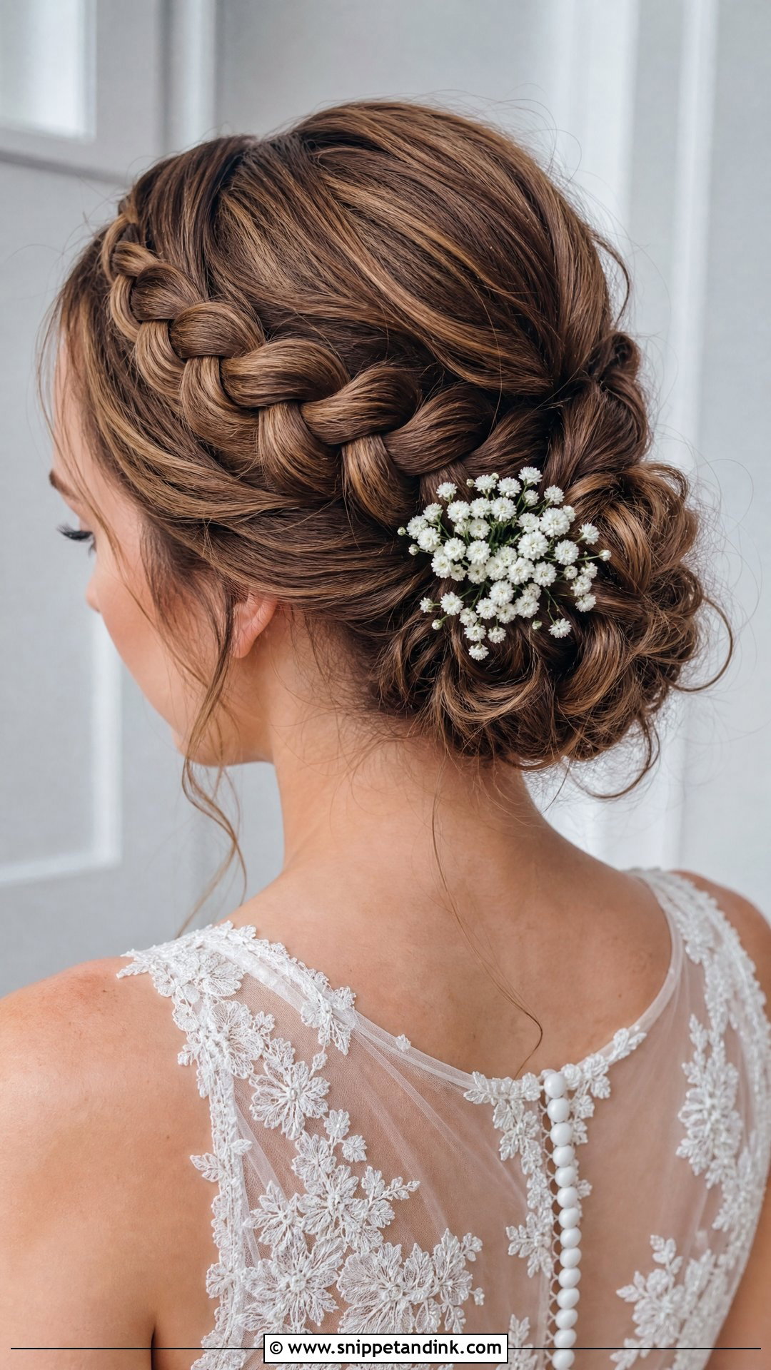Braided Bun for Wedding - Snippet and Ink - 25 Buns Hairstyles for Wedding