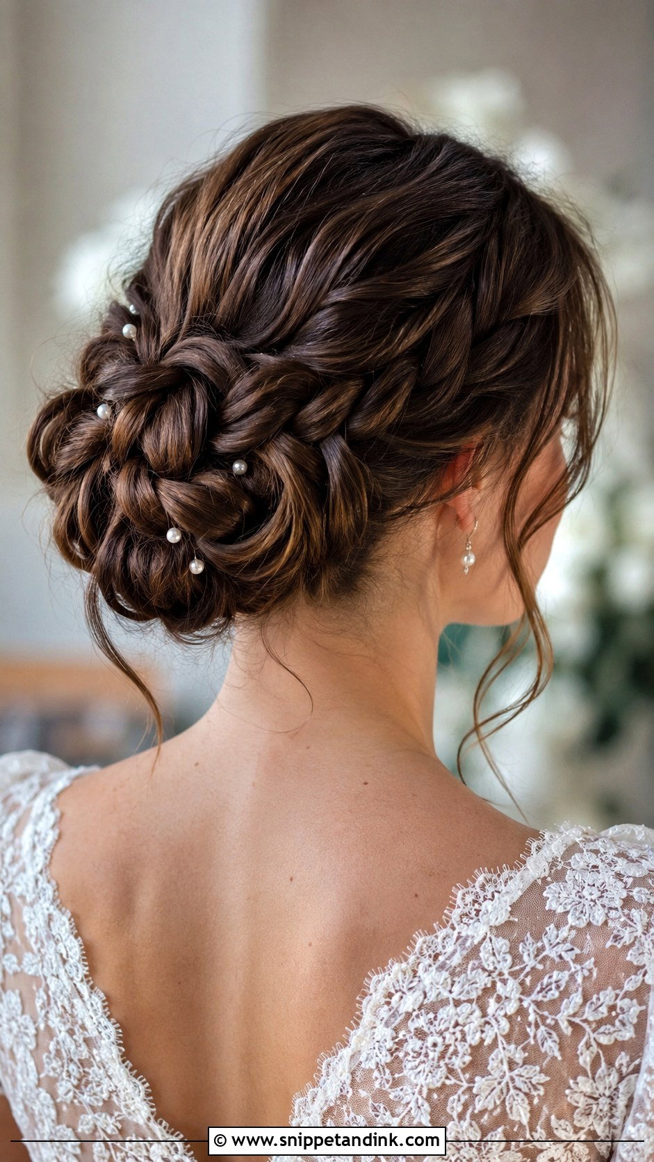 Braided Bun for Wedding - Snippet and Ink - 35 Bun Hairstyles for Wedding