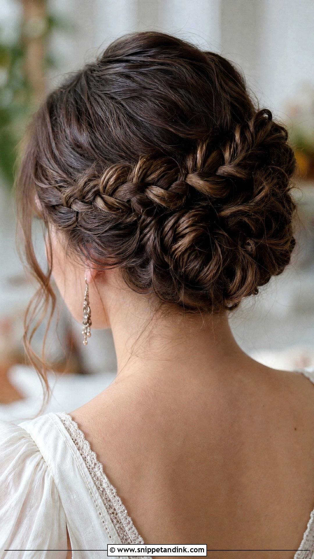Braided Bun for Wedding Guest - Snippet and Ink - 20 Bun for Wedding Guest Ideas