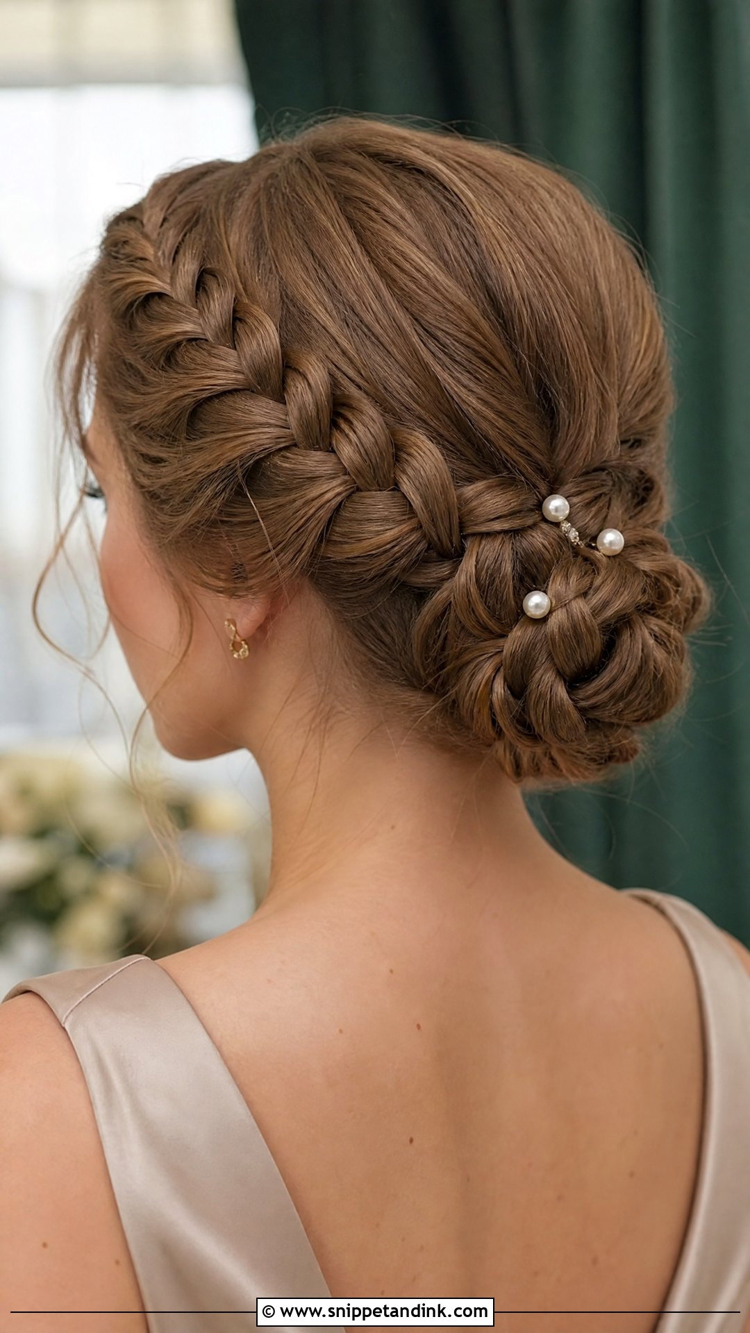 Braided Bun - Snippet and Ink - 20 Easy Hairstyles for a Wedding Guest