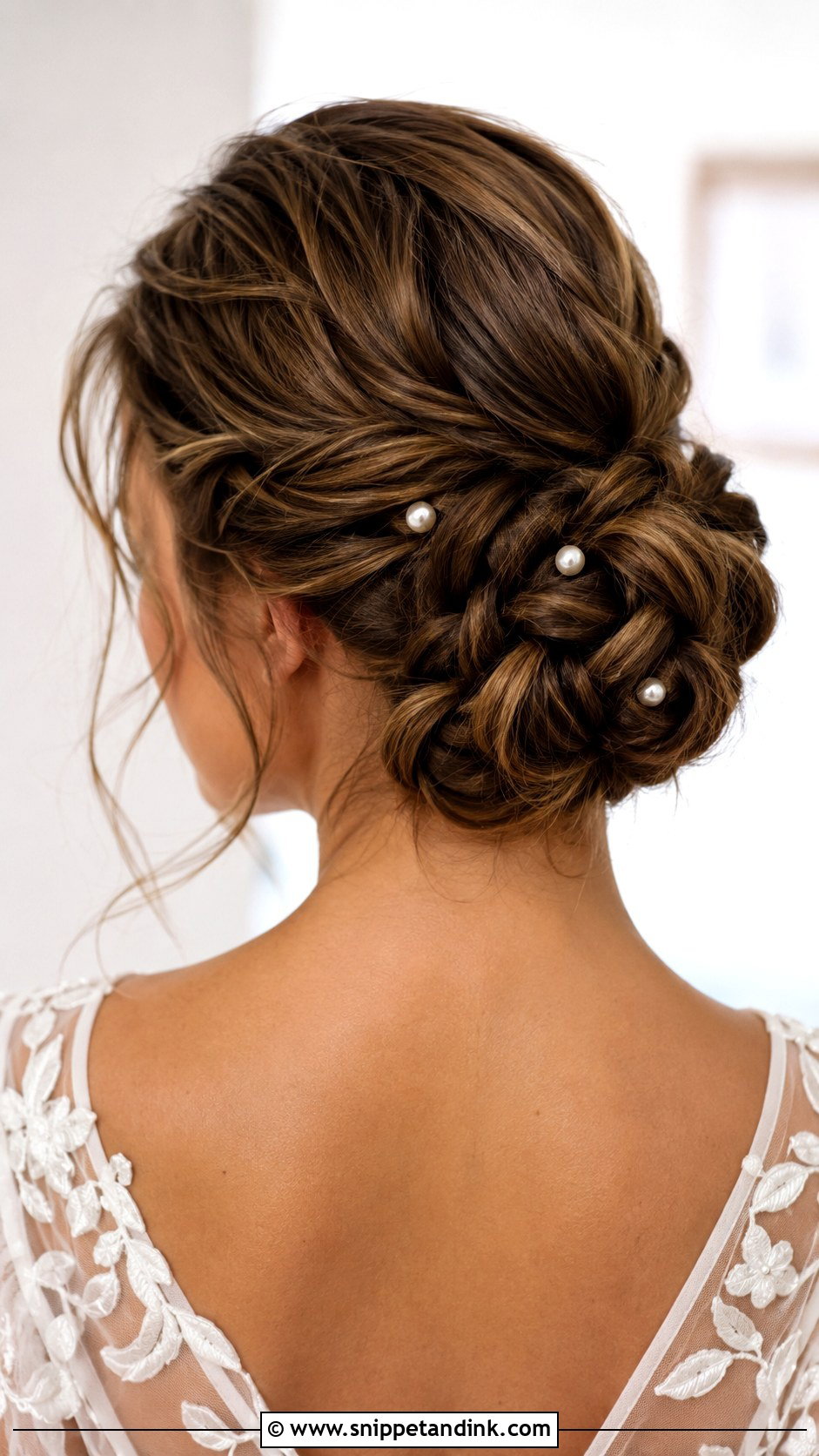 Braided Chignon - Snippet and Ink - 25 Braided Wedding Hair Ideas