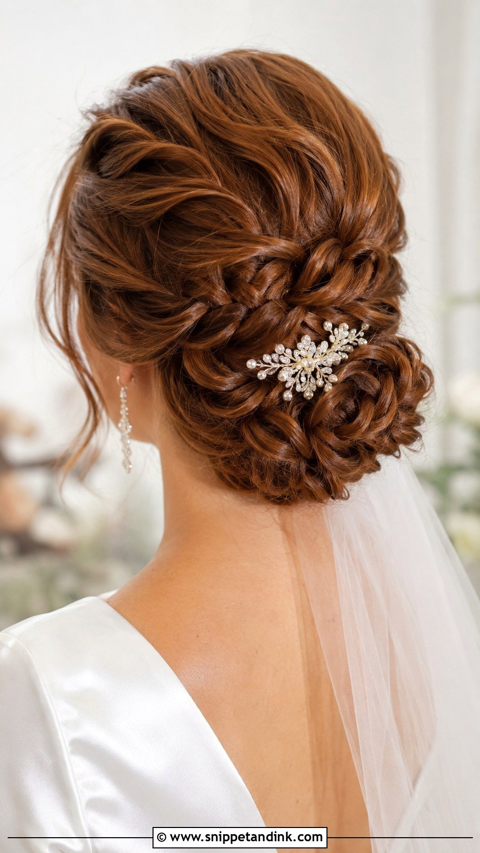 Braided Chignon - Snippet and Ink - 25 Bridal Hair Braid Ideas