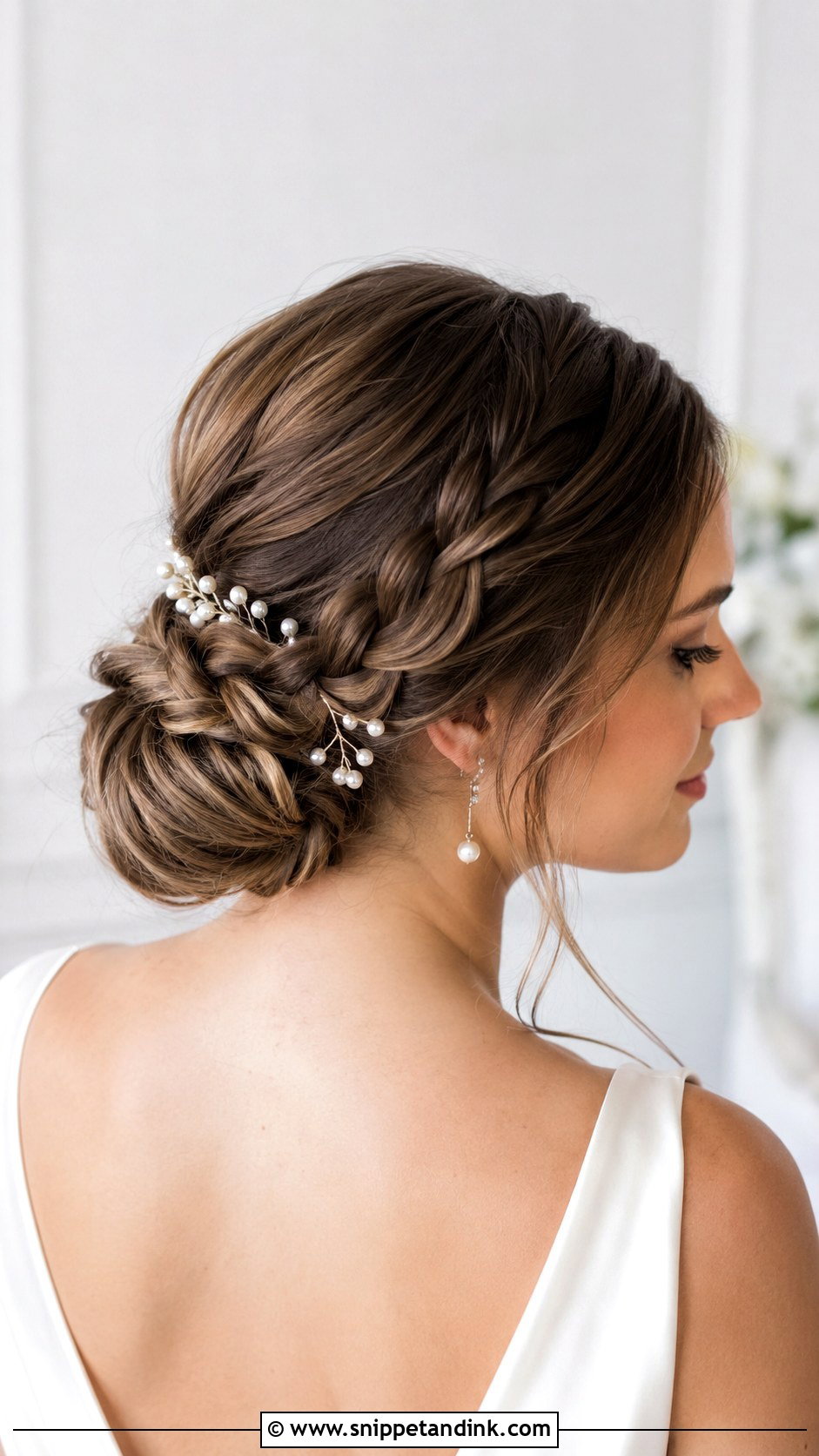 Braided Chignon Bridal Hair - Snippet and Ink - 20 Bridal Hair with Braids