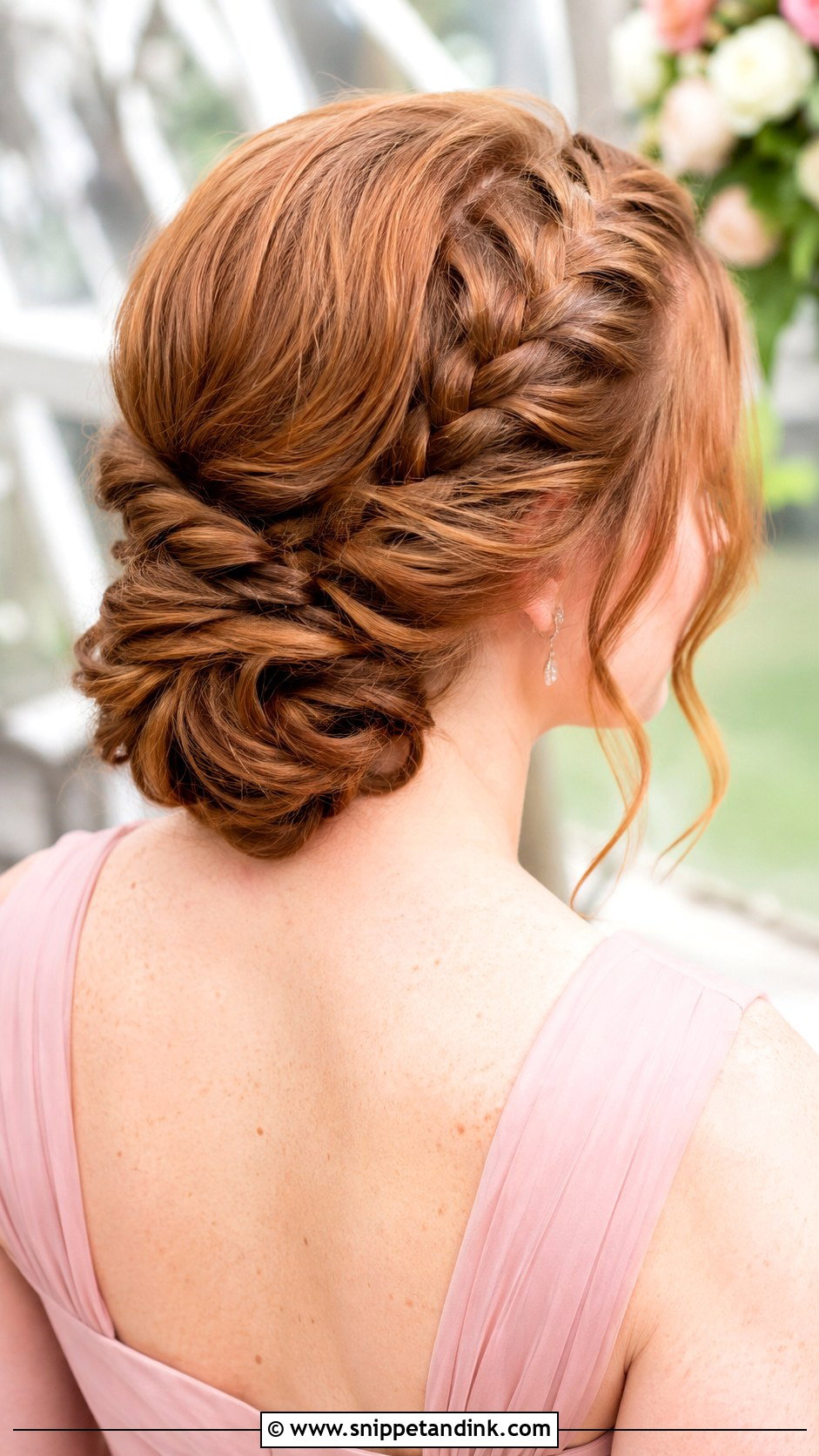 Braided Chignon Bridesmaid Hair - Snippet and Ink - 25 Hair for Wedding Bridesmaid Ideas