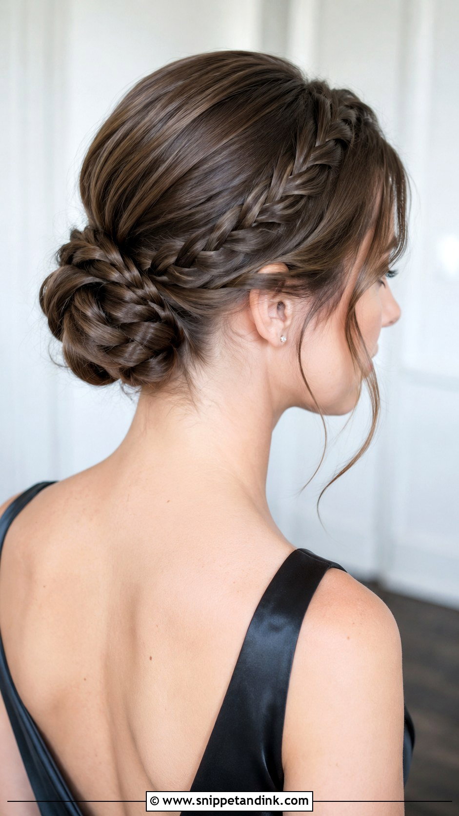 Braided Chignon For Bridesmaid - Snippet and Ink - 20 Braid Hairstyles for Wedding Bridesmaid