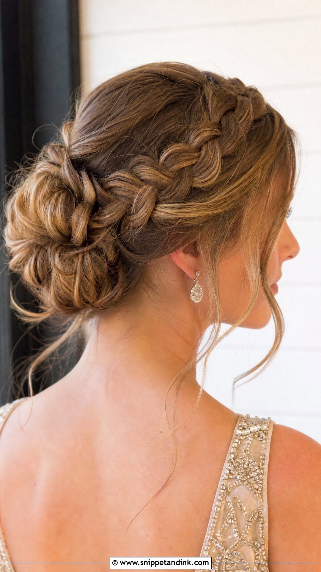 Braided Chignon Updo - Snippet and Ink - 20 Debutante Hairstyles