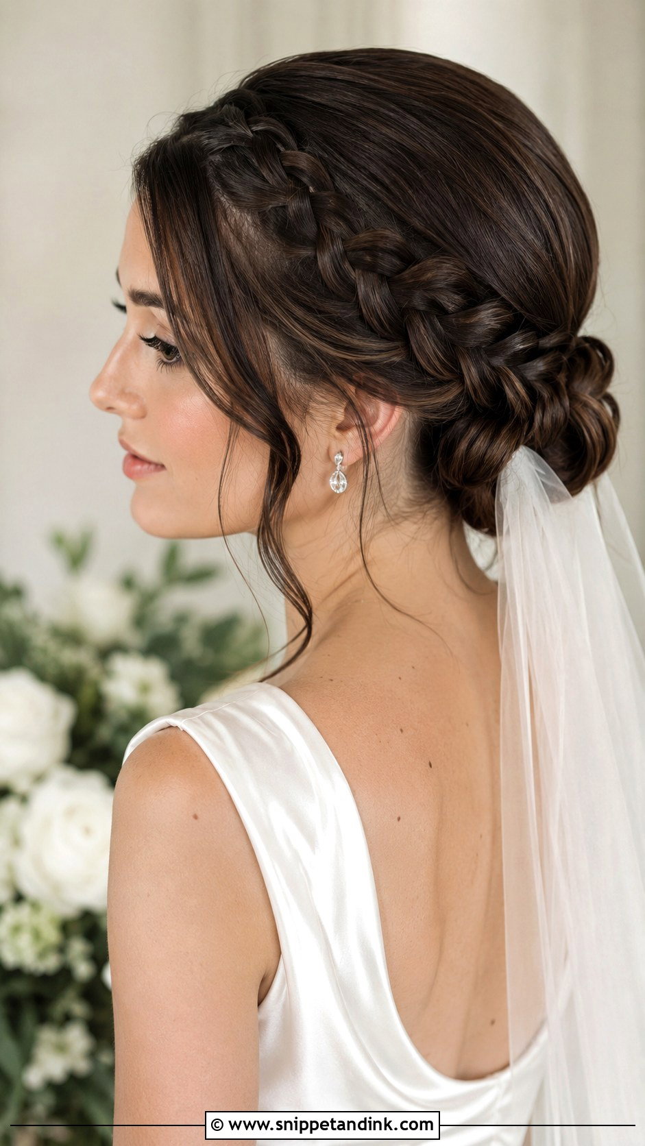 Braided Chignon Updo - Snippet and Ink - 20 French Braid Wedding Hairstyles