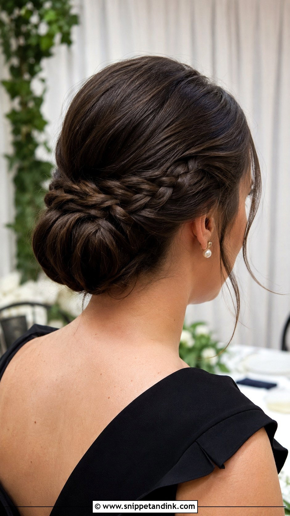 Braided Chignon Wedding Guest - Snippet and Ink - 20 Braided Hairstyles Wedding Guest