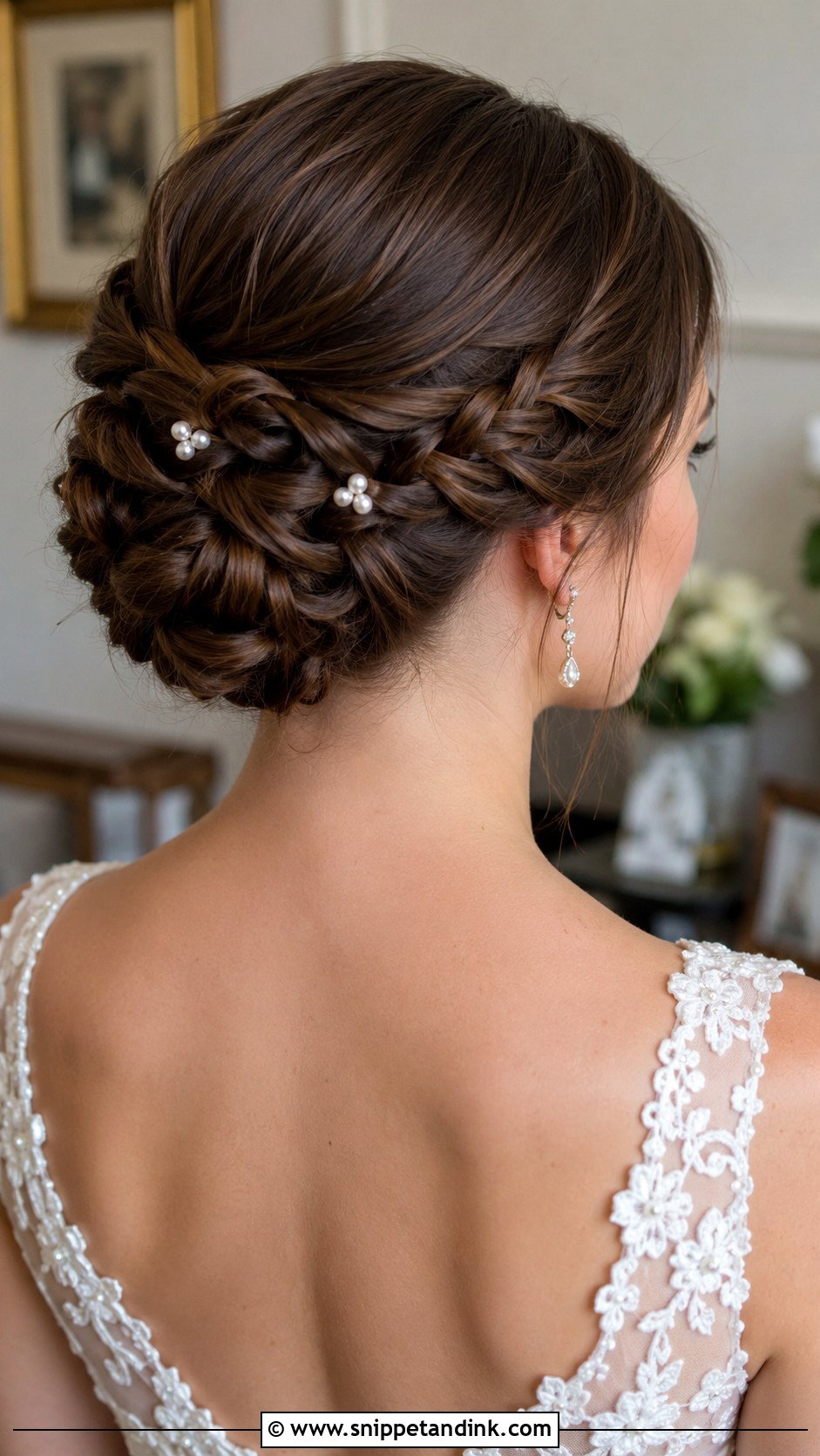 Braided Chignon Wedding Updo - Snippet and Ink - 25 Wedding Hairstyles with Braids